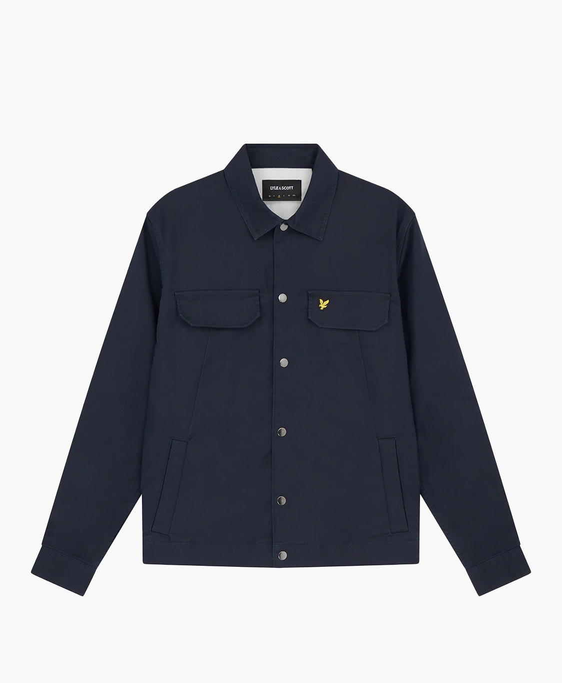 Lyle&scott Overshirt Lw1804v Donker Blauw
