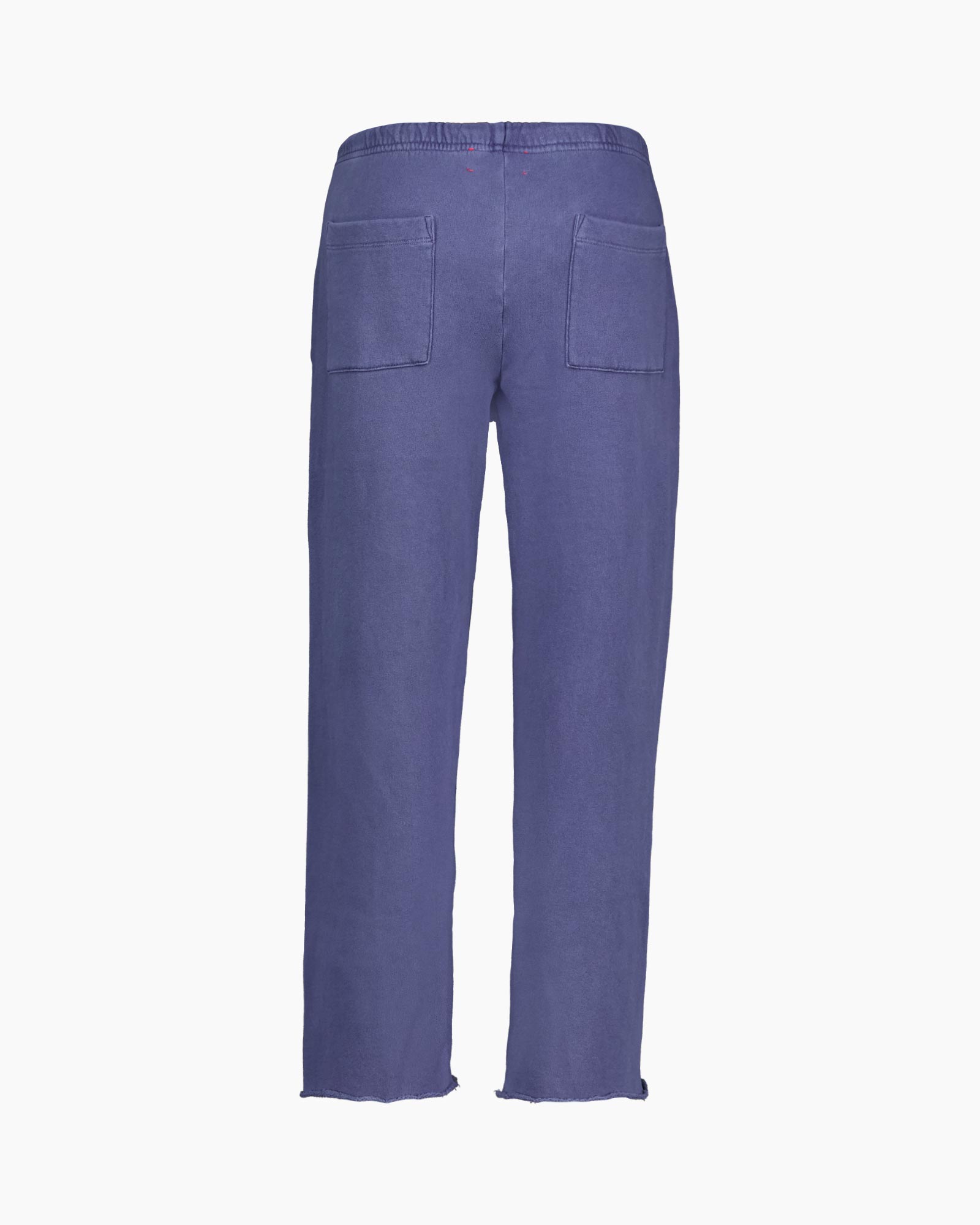 broek, touwtjes, linnen, blauw, rechtmodel