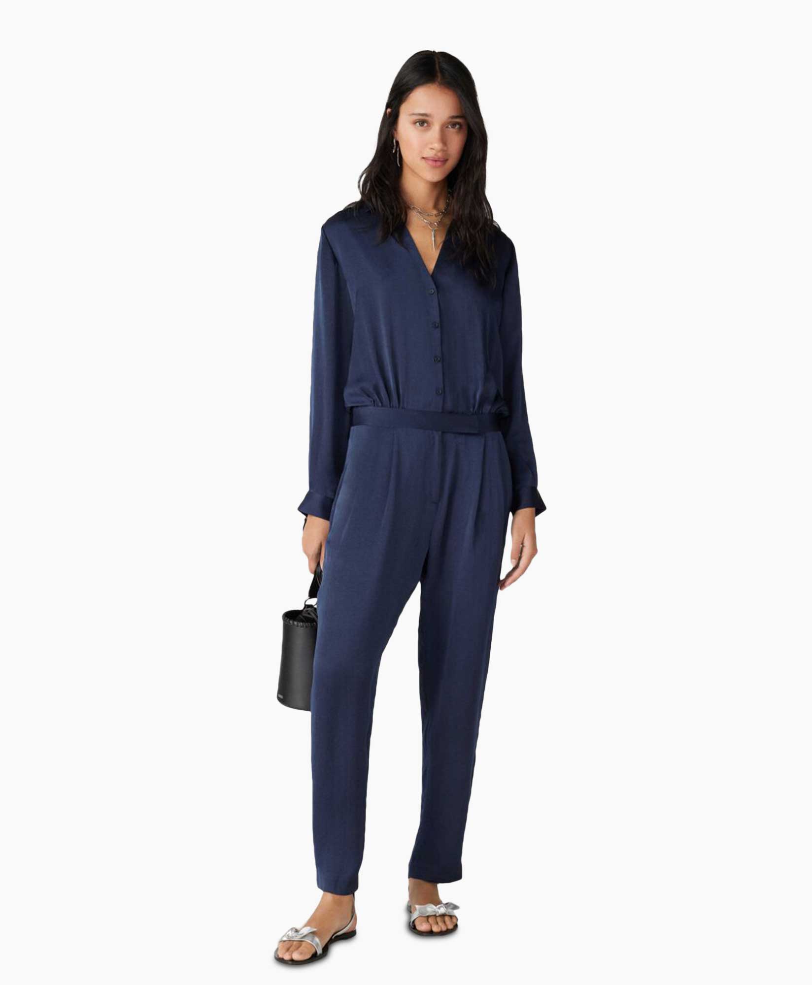 Ba&sh Jumpsuit Clony Blauw