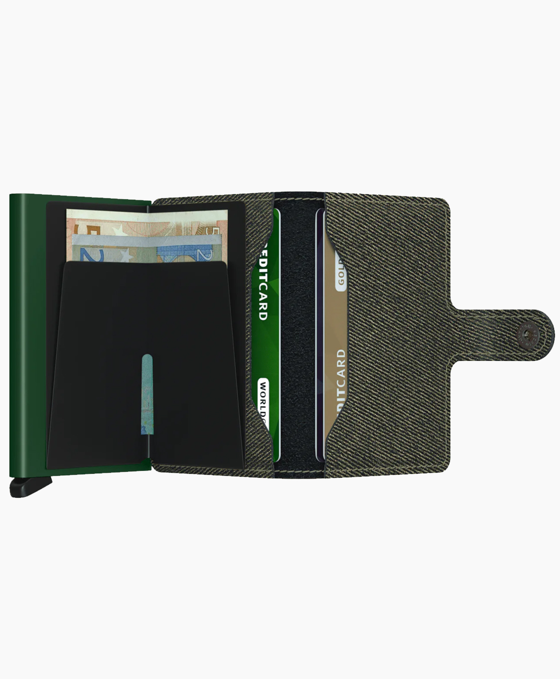 Portemonnee Miniwallet Twist Groen