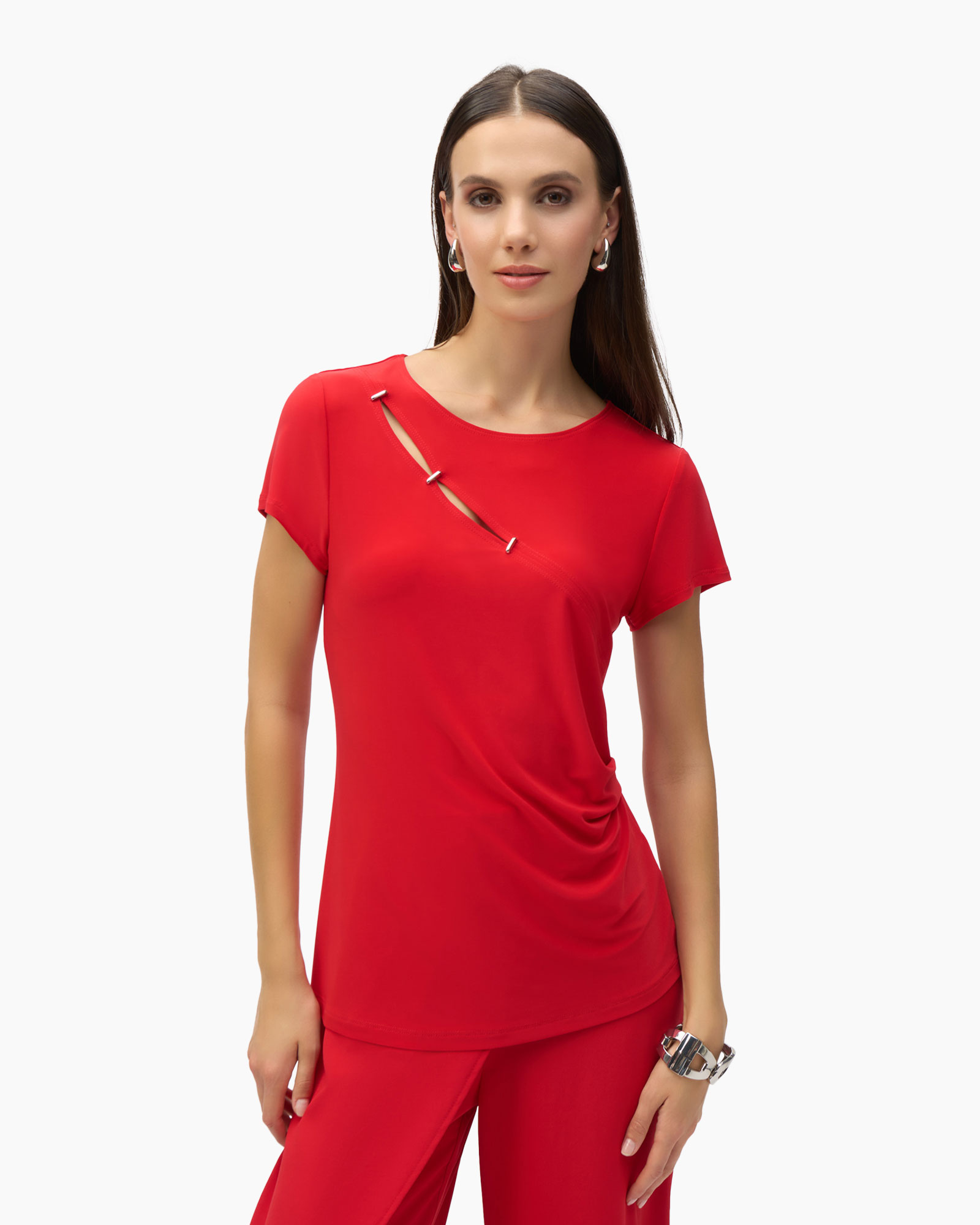 T-shirt Short Sleeve Rood