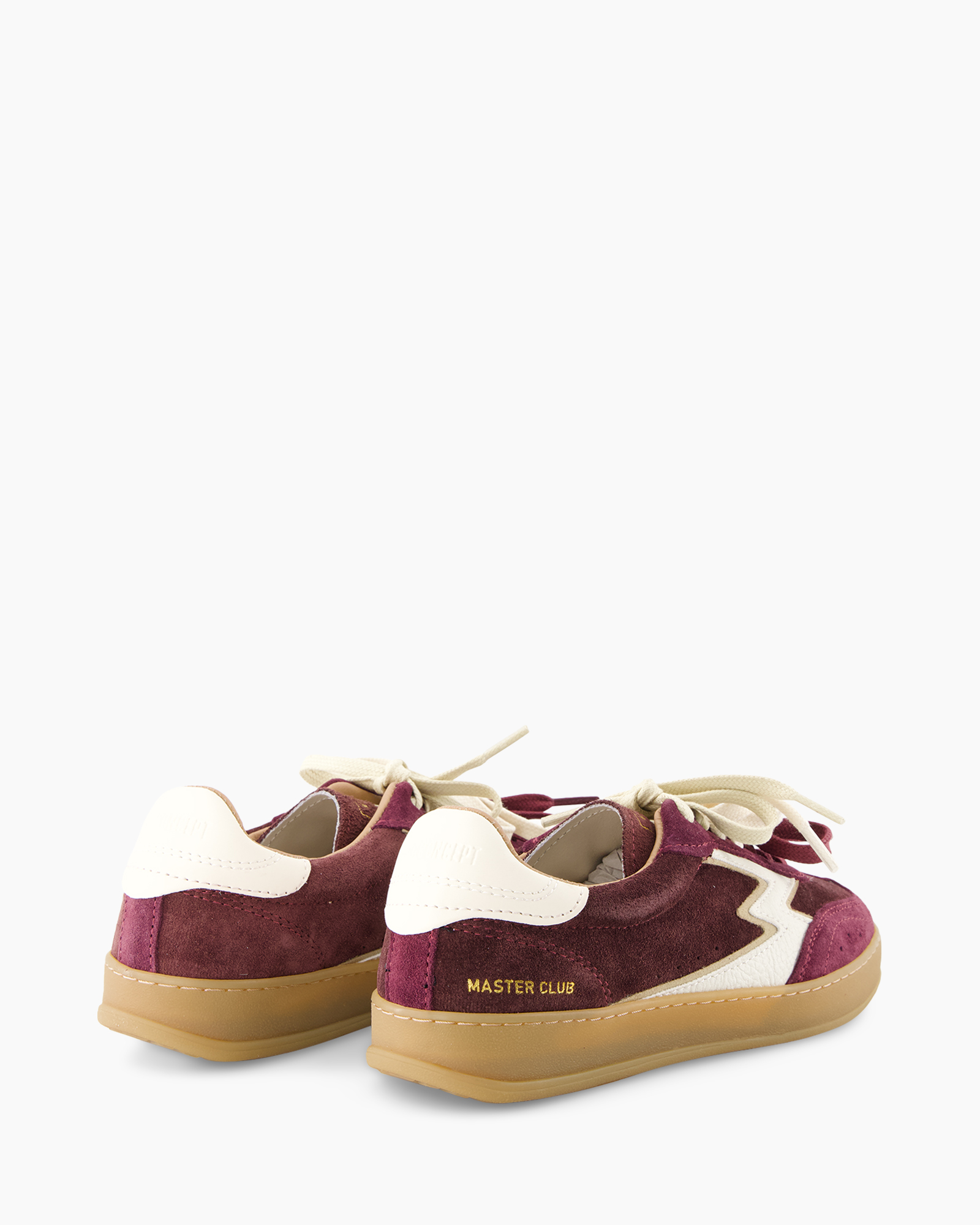 sneakers, laag-top, paars, wit, gumteen