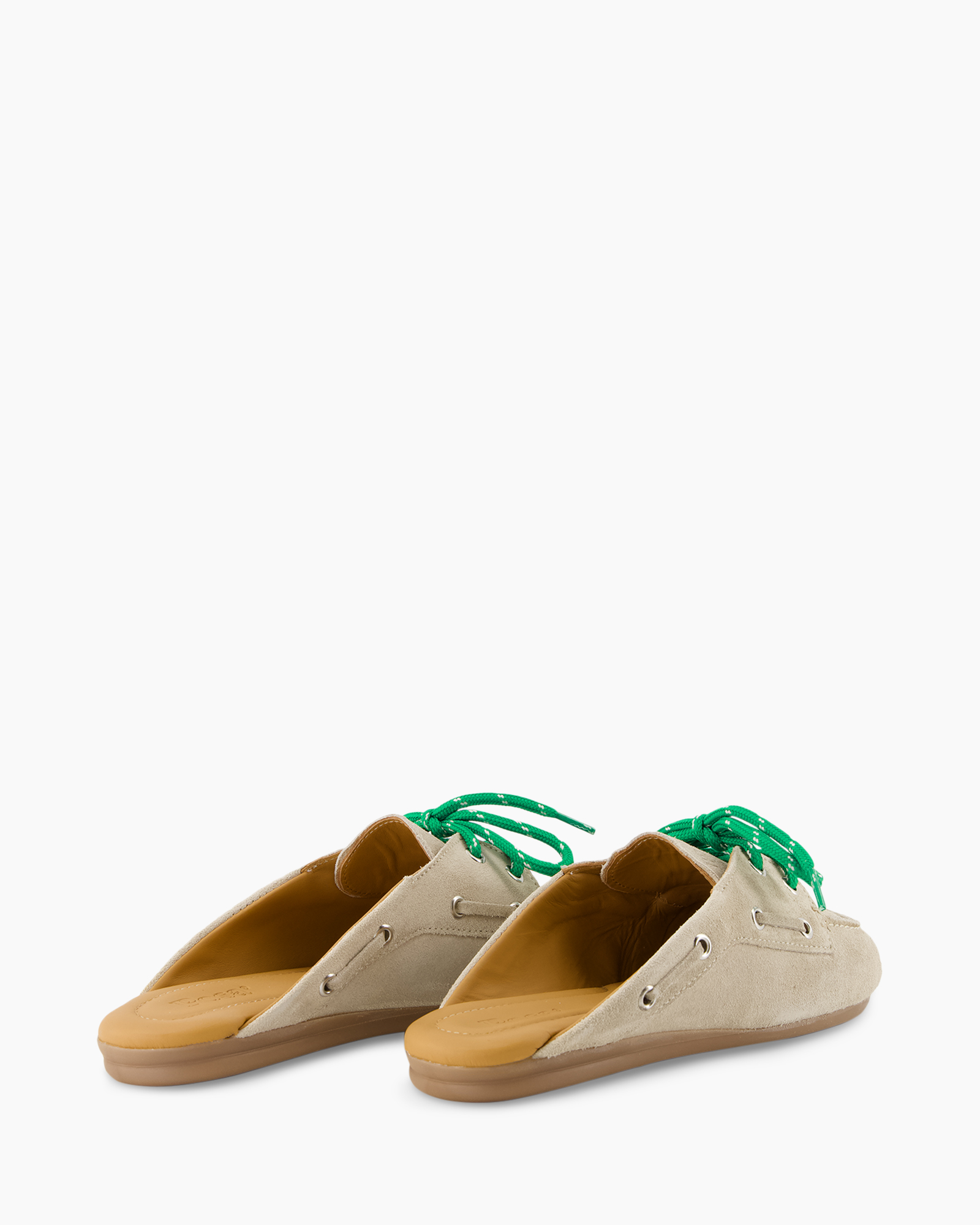 slip-ons, moccasins, beige, green-lace, leather-sandal