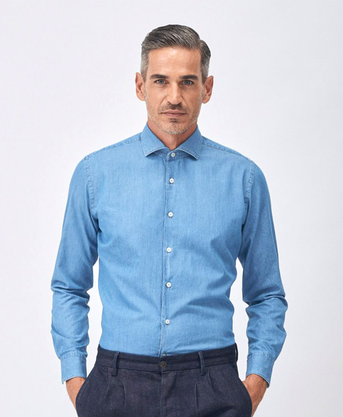 Casual Shirt Blauw