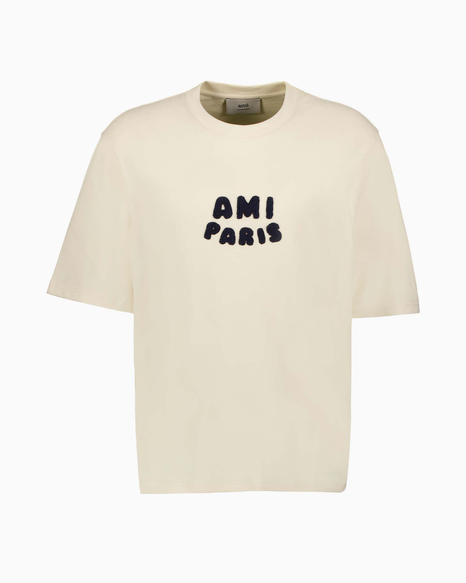 T-shirt Korte Mouw Logo T-shirt Oversized Beige