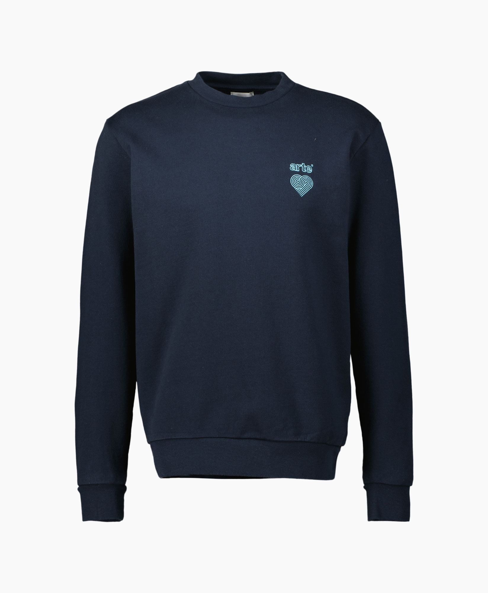 Vegen Optimistisch Voorwaarden Arte Antwerp Sweater New Chest Arte Heart Logo Donker Blauw