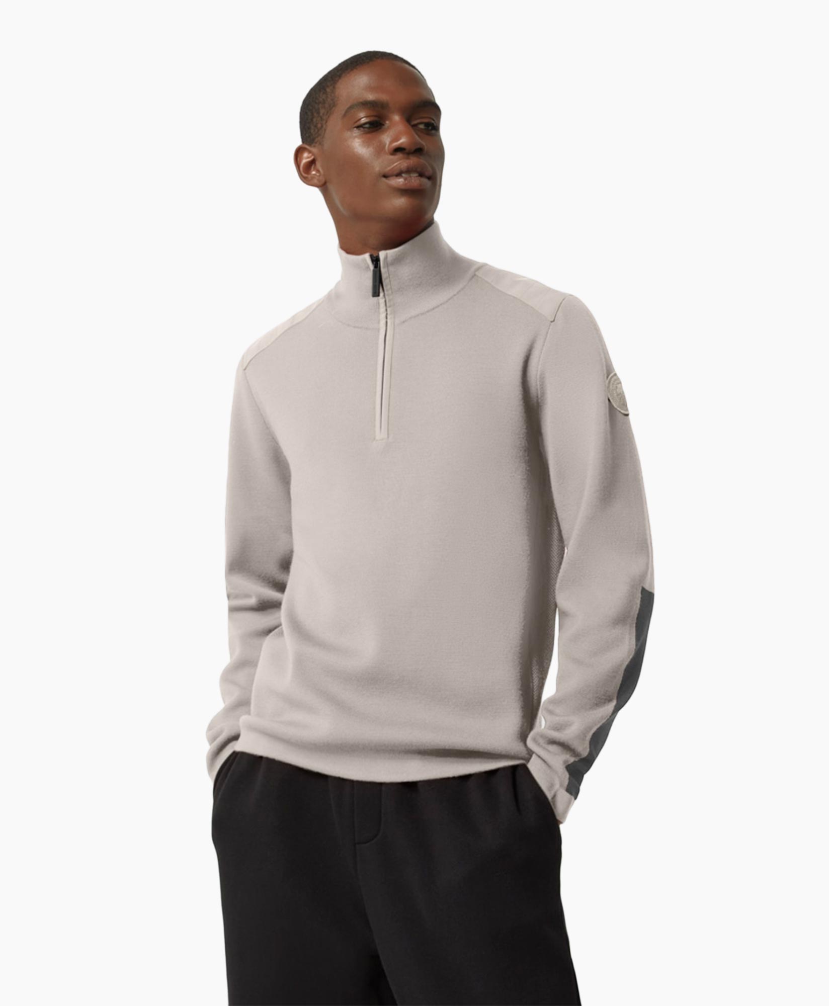 Canada Goose  Pullover Stormont Quarter Zip Grijs