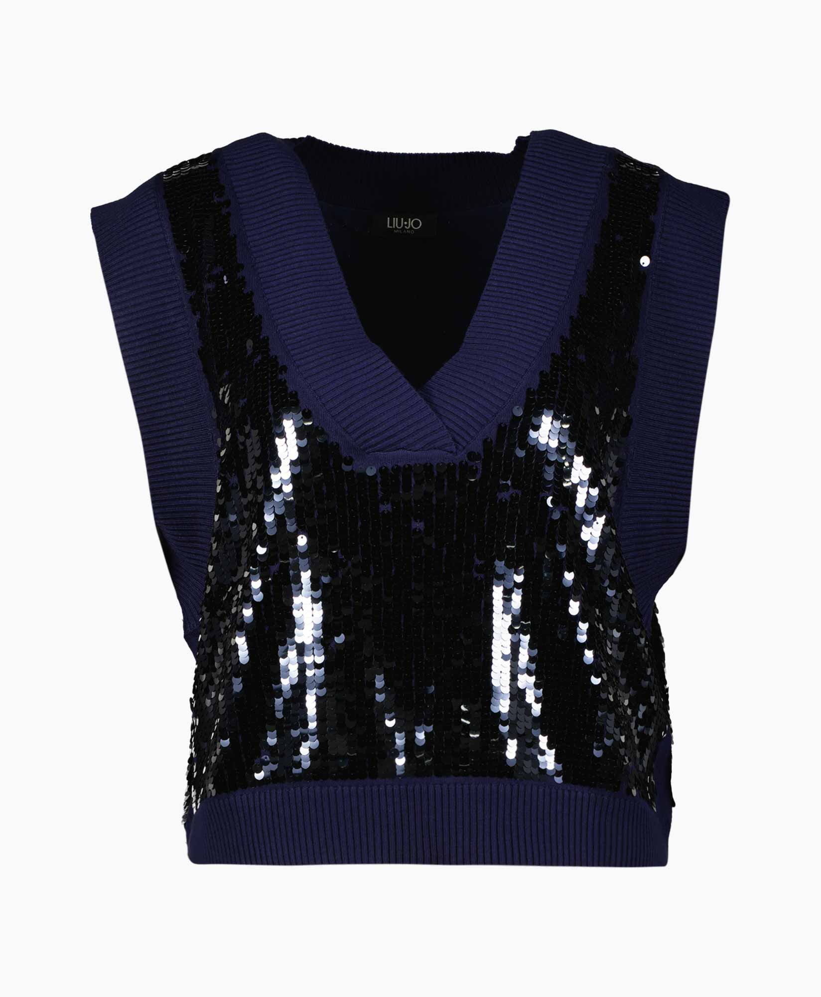Liu Jo Top Ecs Maglia Chiusa S/m  Blauw