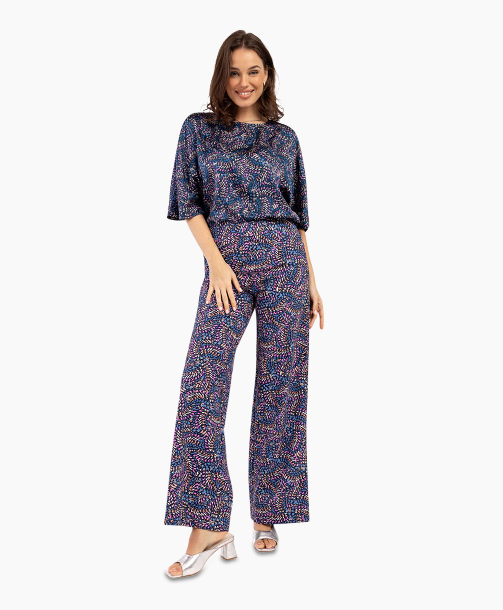 Pump Maureen Mid Heel Sandals Zilver