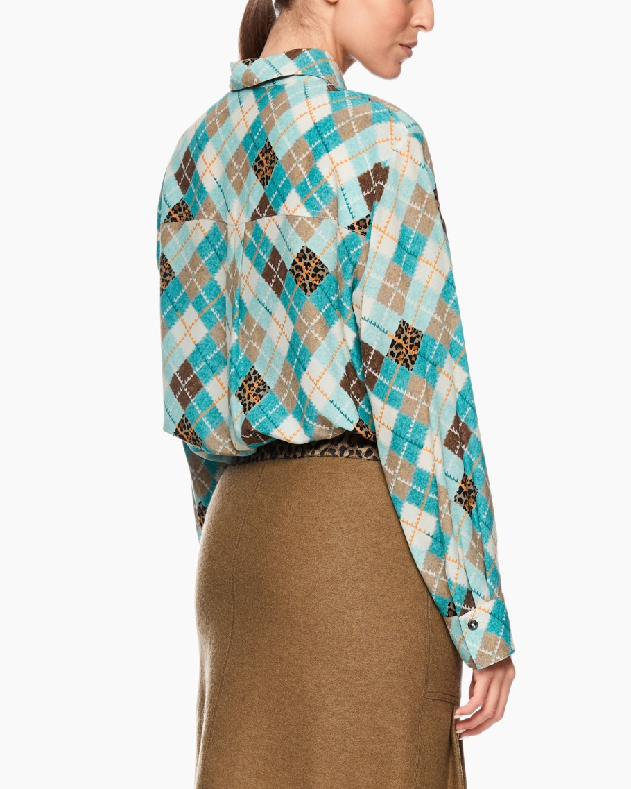 Blouse Zs 51.21 W35 Groen