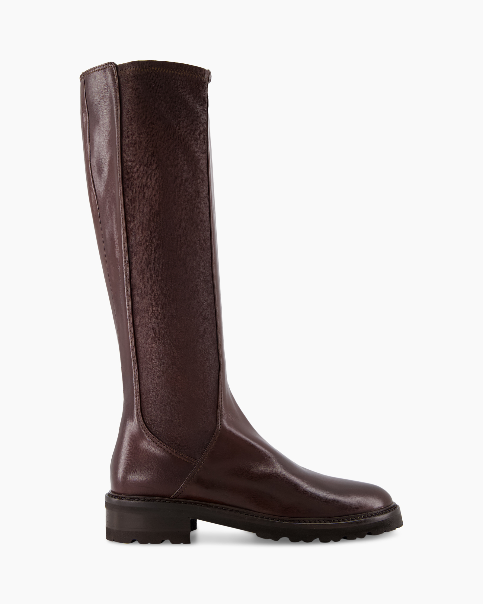 Lange Laars Stivale Stretch Licht Bruin