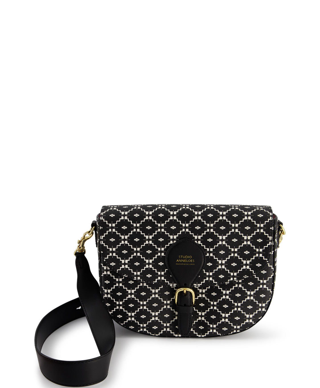 Studio Anneloes Tas Crossbag Sa Print Zwart