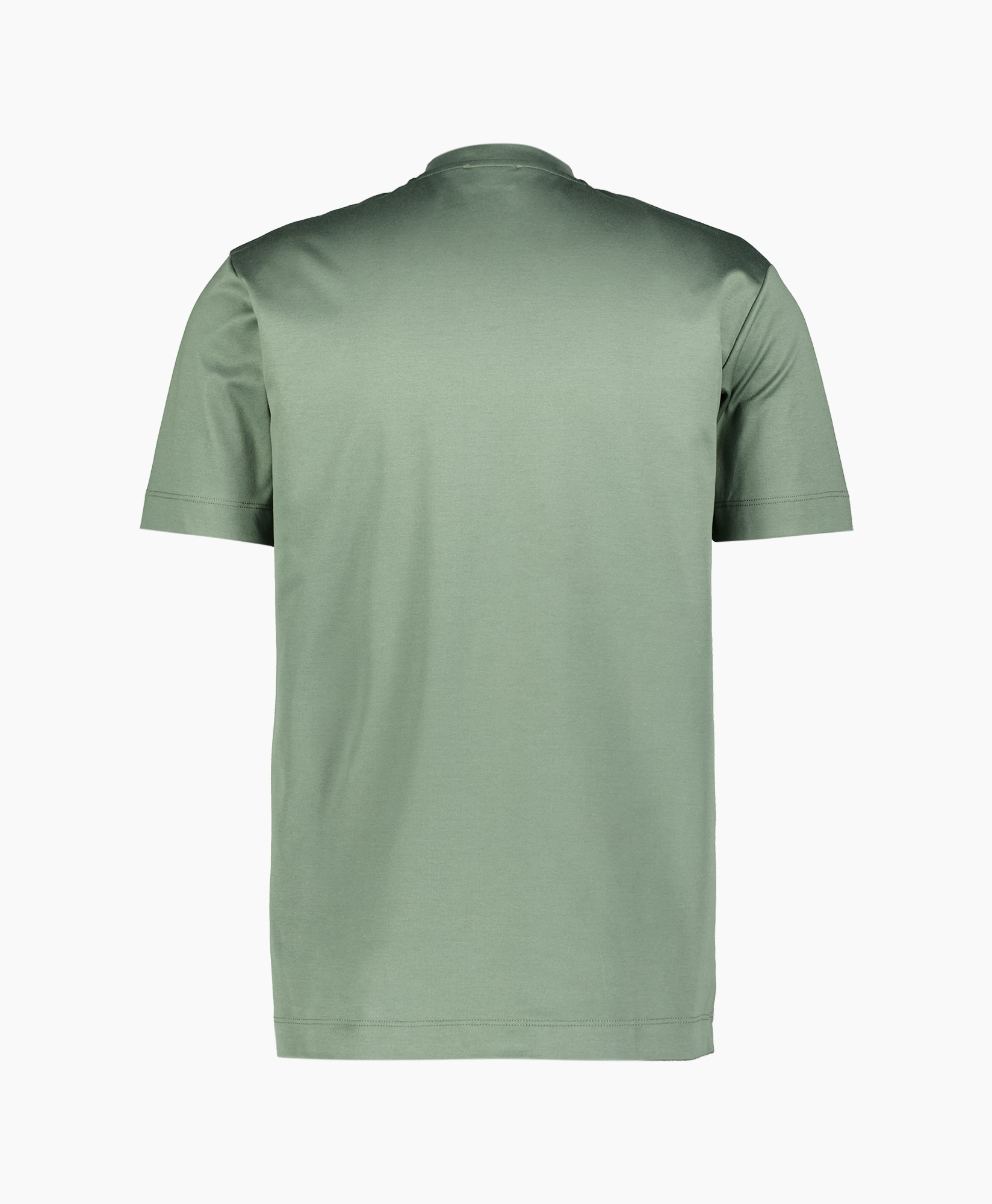 T-shirt Korte Mouw Interlock Supima Groen
