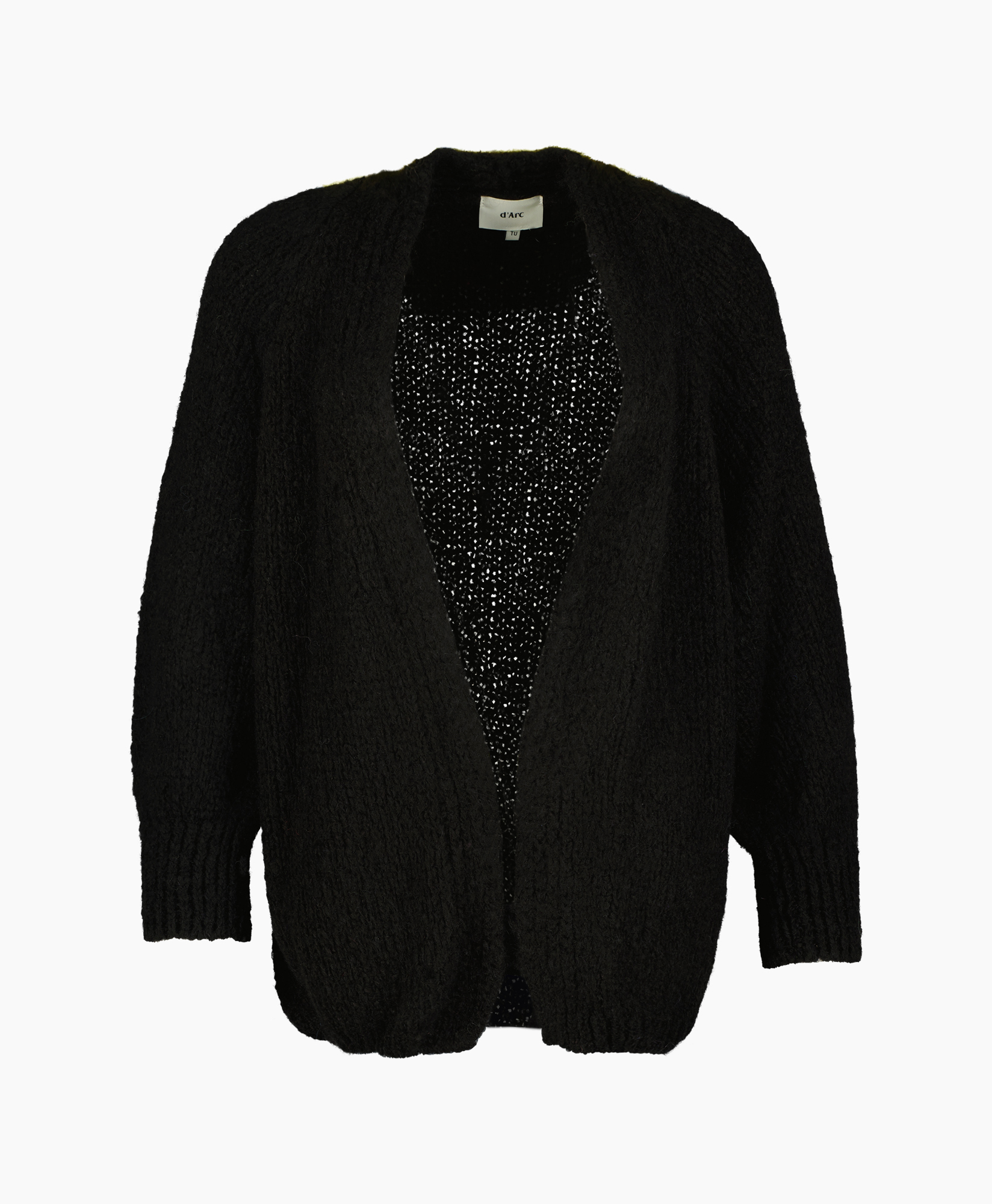 d'Arc Vest Mohair Cardigan Zwart