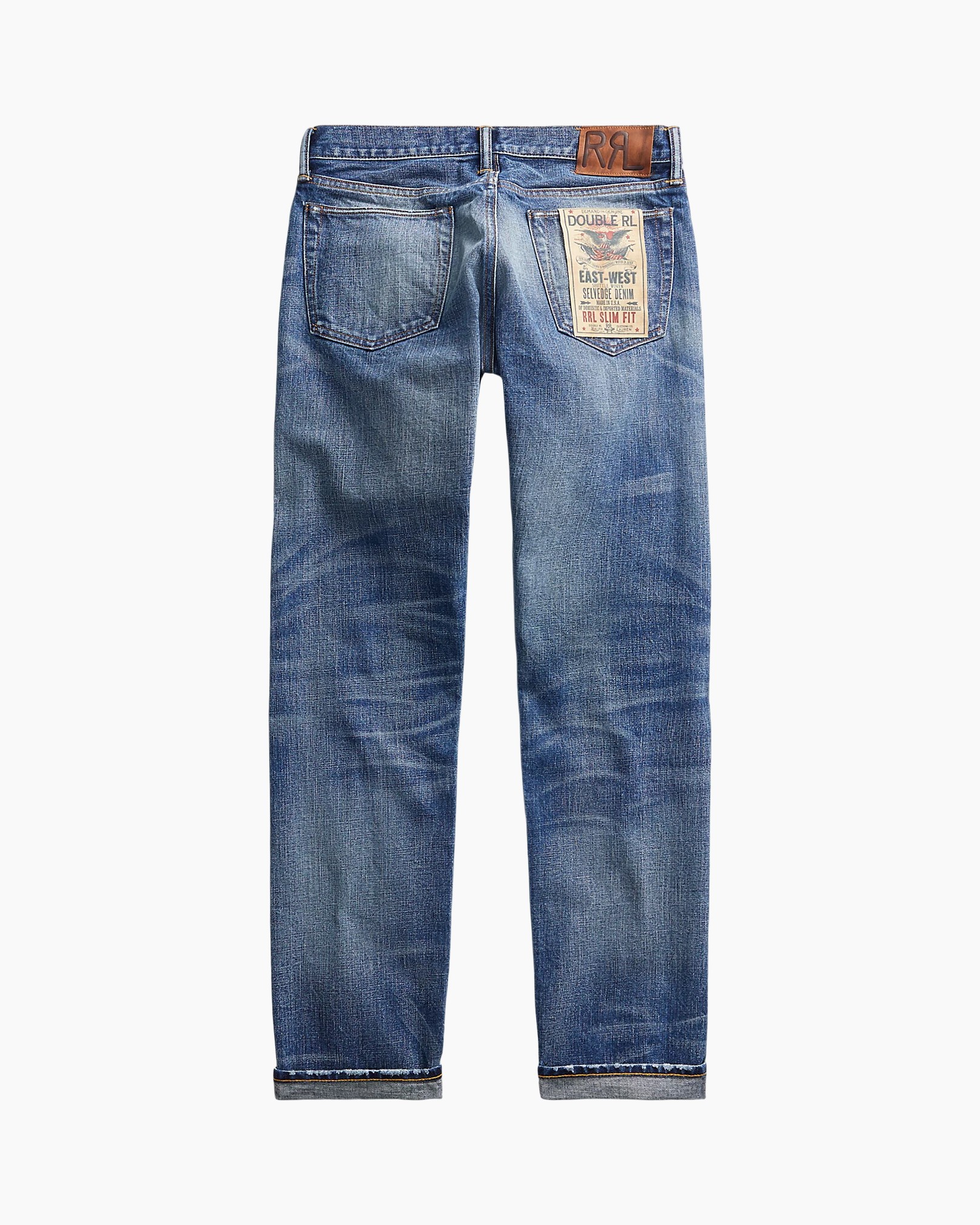 spijkerbroek, denim, blauw, versleten, zakken