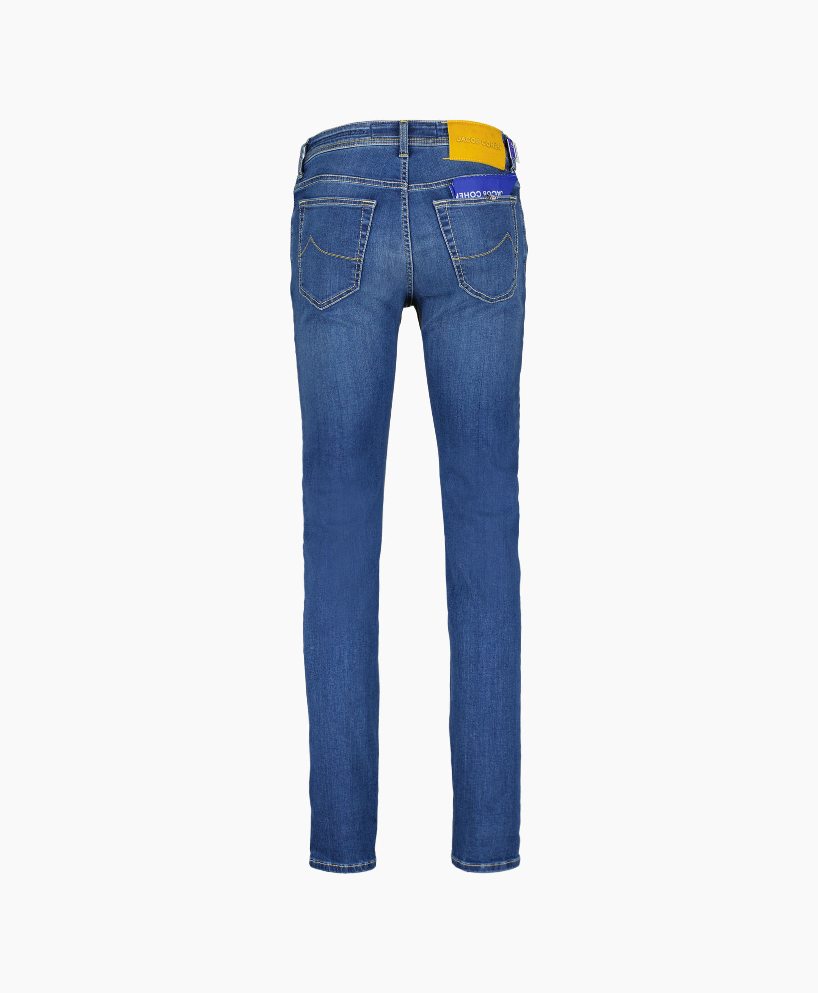 Jacob Cohen Jeans Pant 5 Pkt Slim Fit Bard Blauw