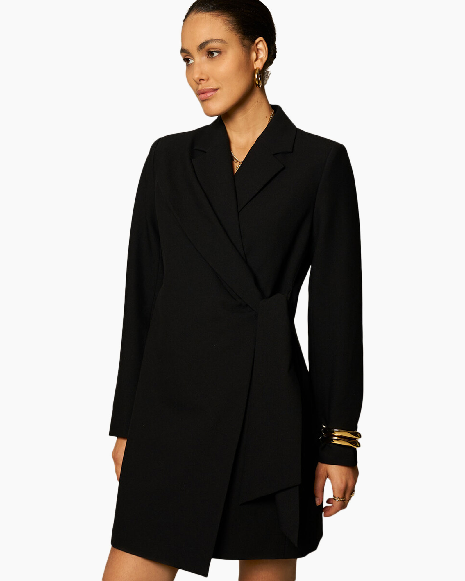 Coat, Blazer, Overcoat, Person, Woman