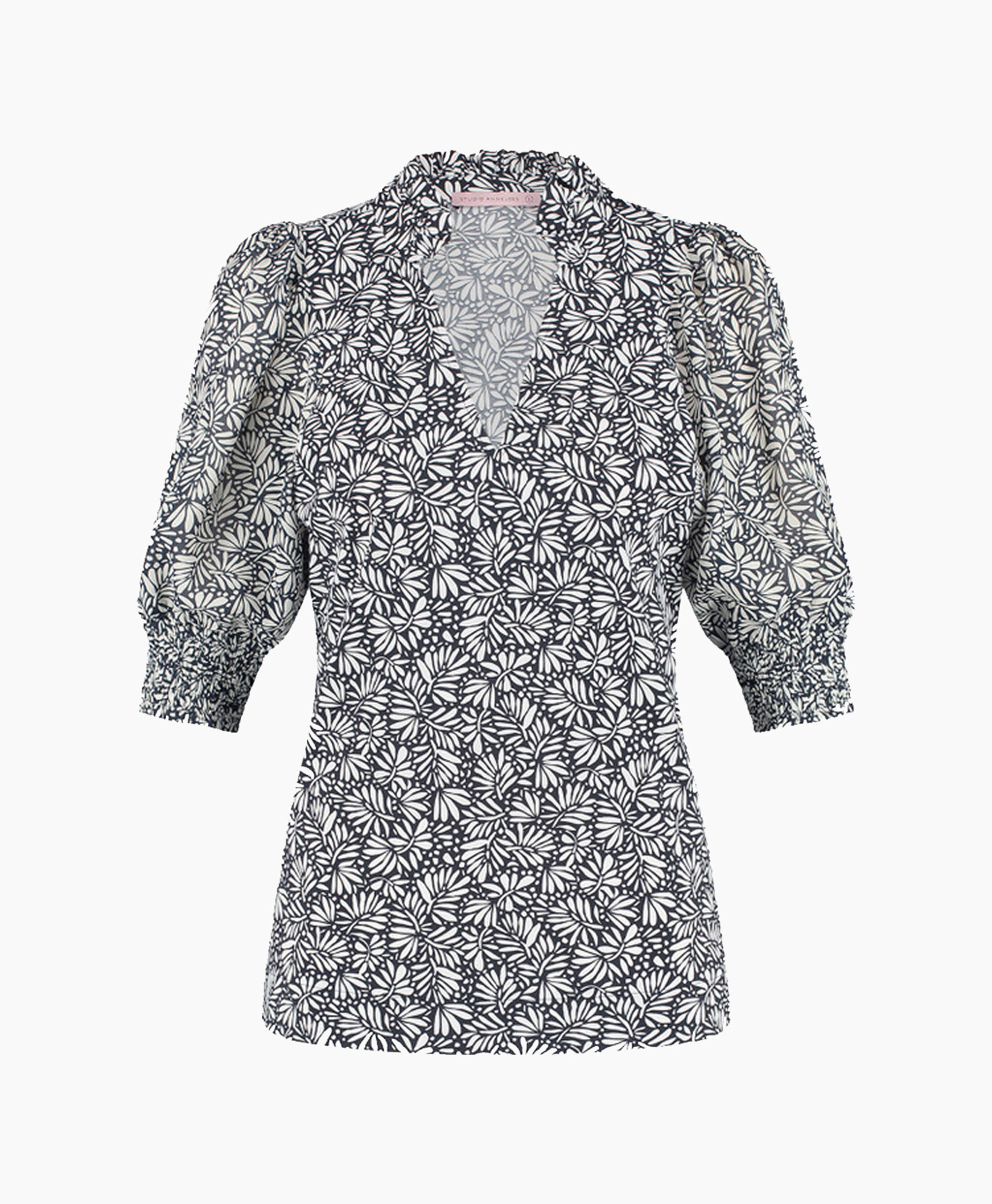 Studio Anneloes Blouse Jacky Daisy Blouse Donker Blauw