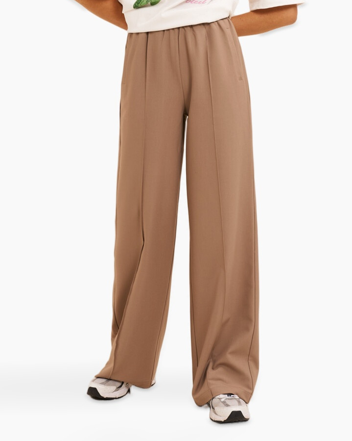 wijdte-broek, broek, beige, broeken, zachte