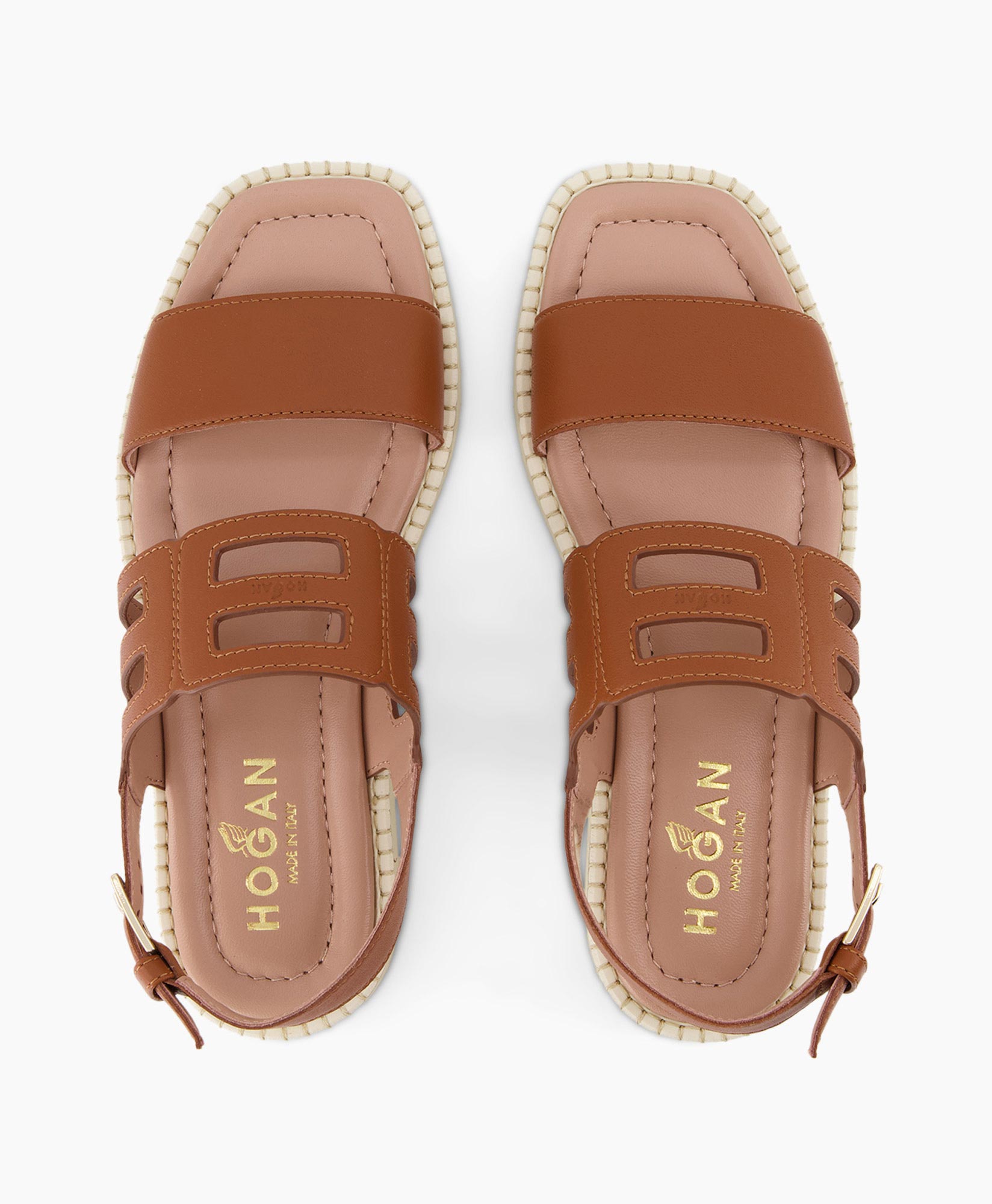 Hogan  Sandaal Hxw6380et90le9s00 Bruin