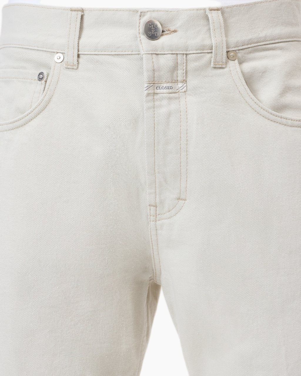 spijkerbroek, lichtwas, denim, broek, ritssluiting