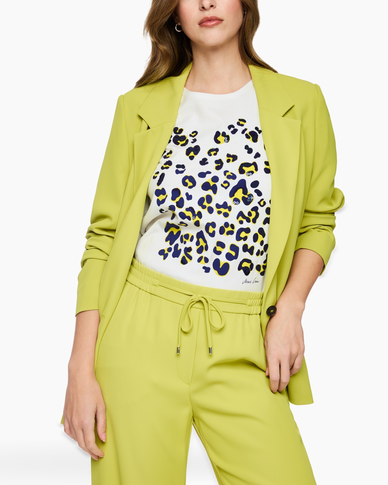 blazer, jacket, broekpak, set, leopard print