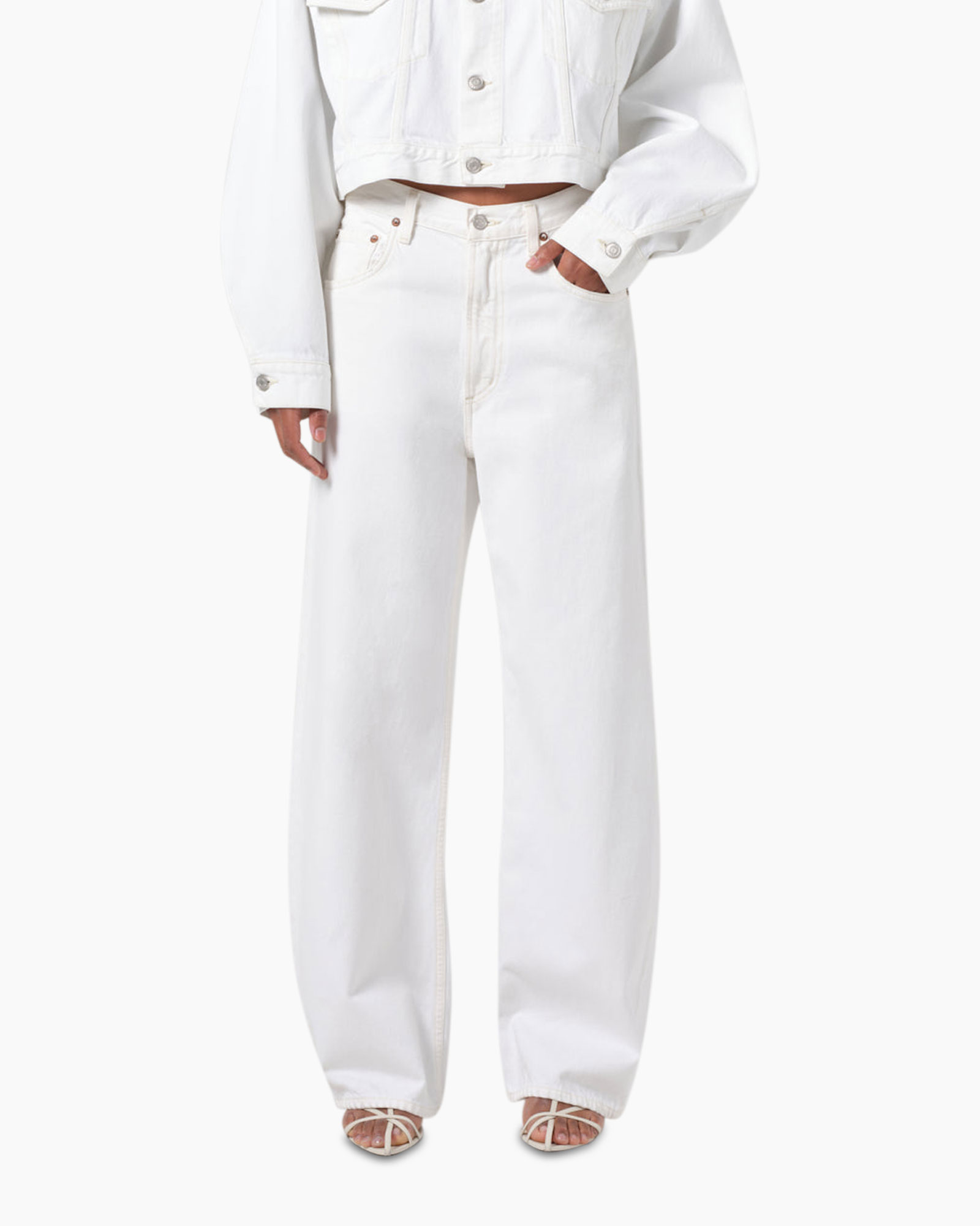 Jeans Low Curve Jean Wit