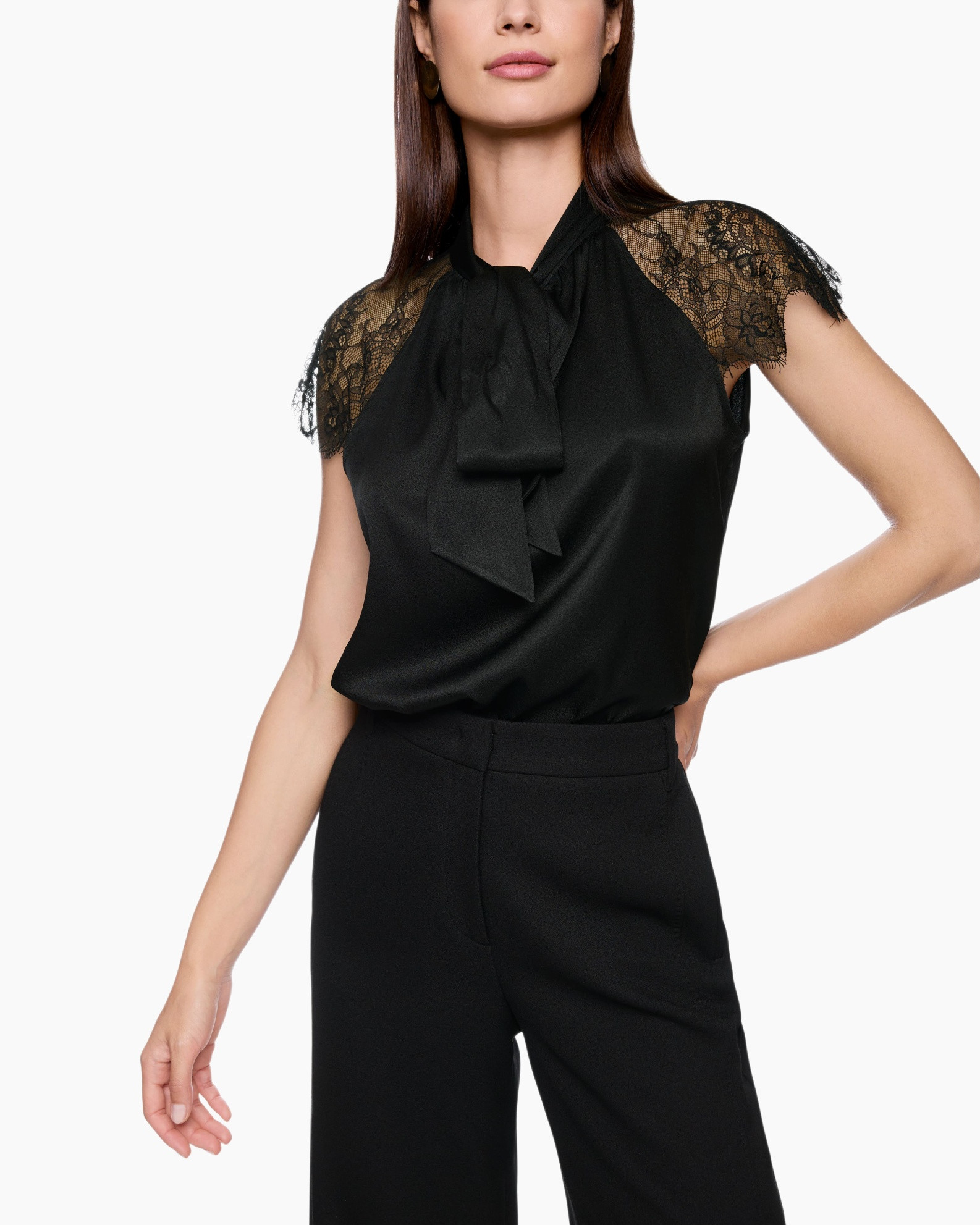 Marc Cain Glam Top Zg 61.03 W12 Zwart