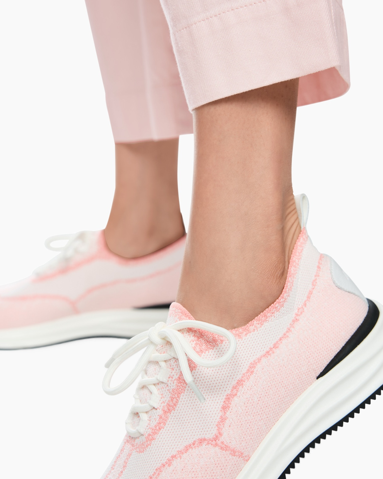 sneakers, mesh, pink, lace-up, athletic