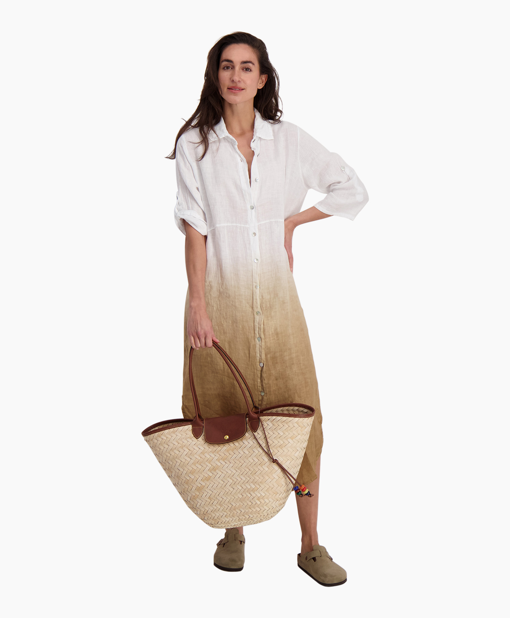 Jurk beige alpaca