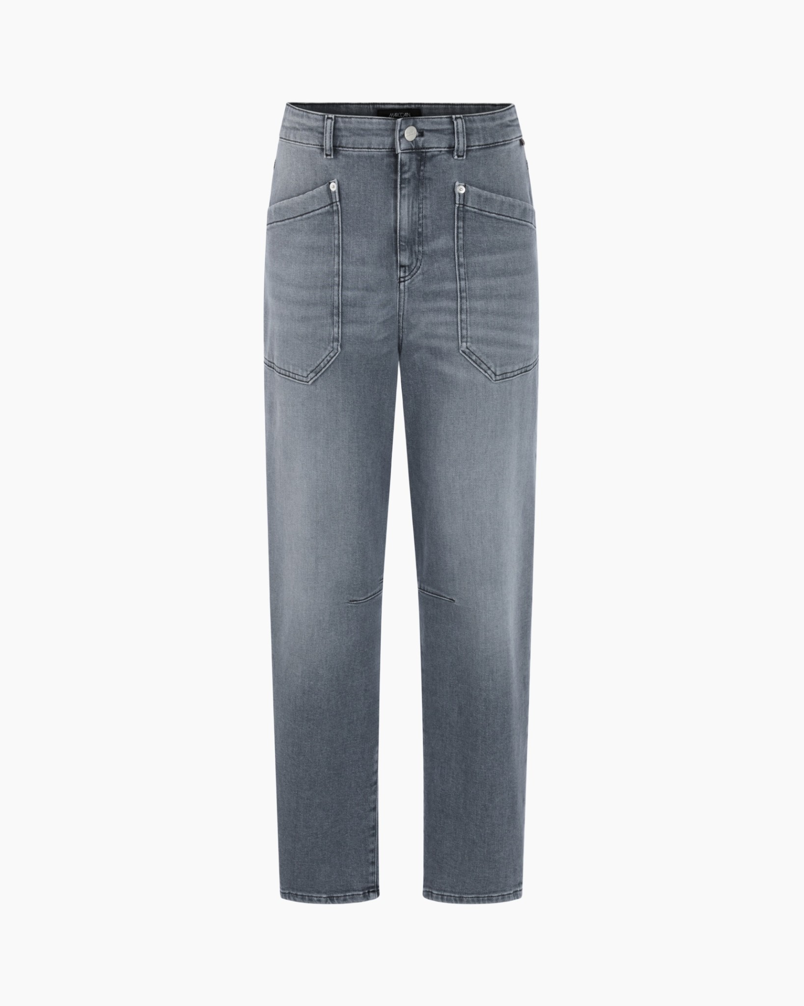 spijkerbroek, denim, recht model, lichtgewassen, zakken