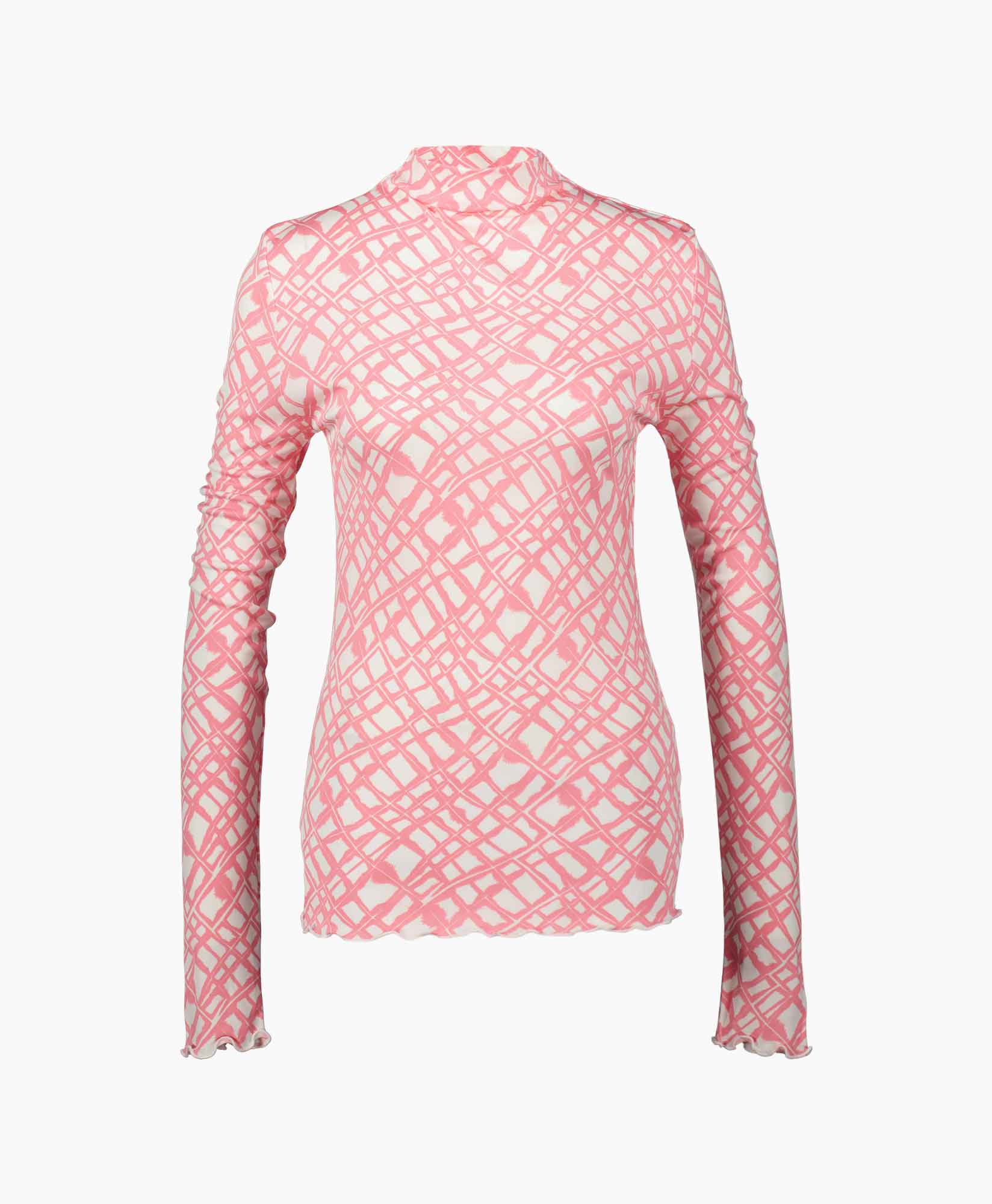 Top Labyrinth Print Pink