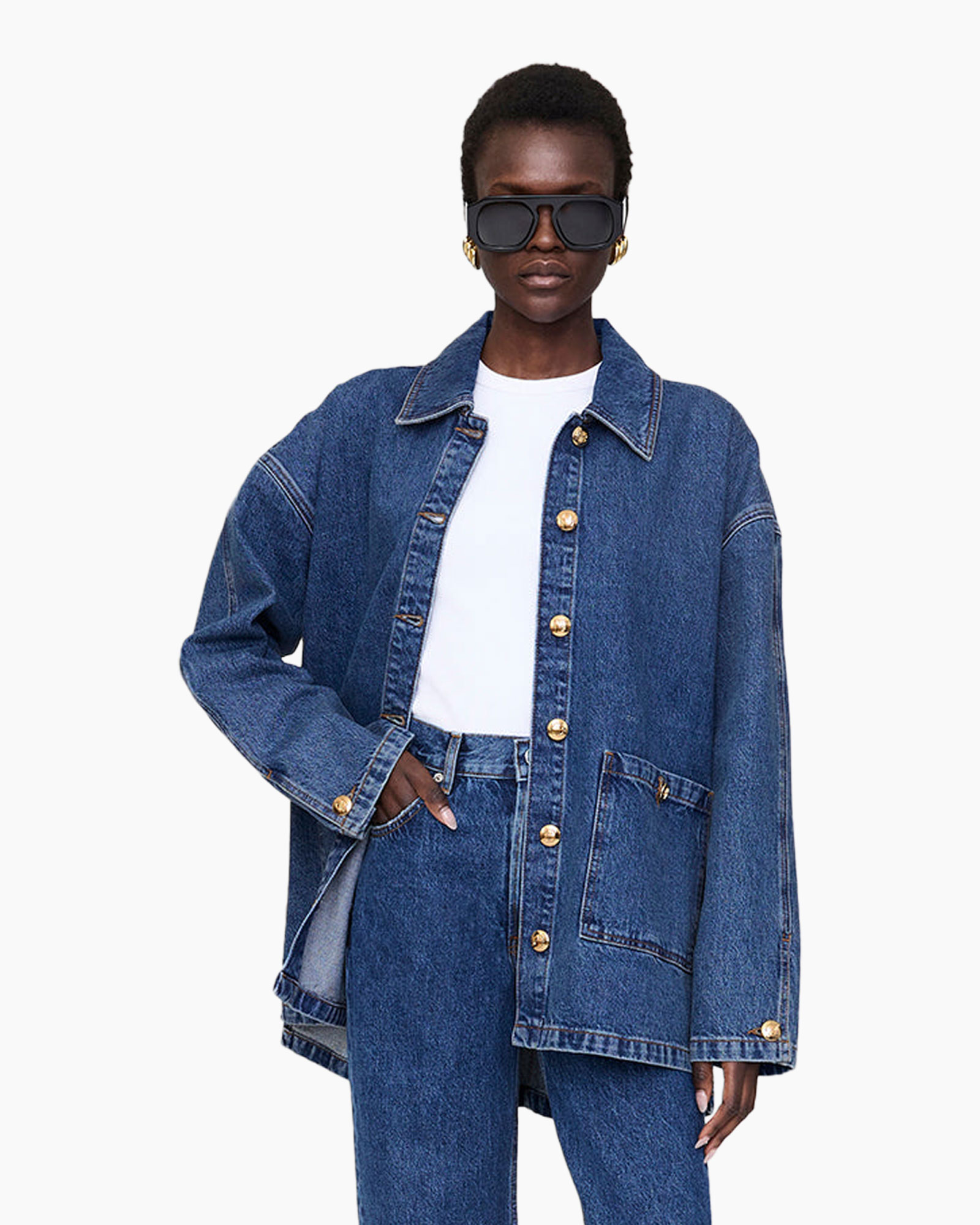 Spijkerjas Luca Blauw