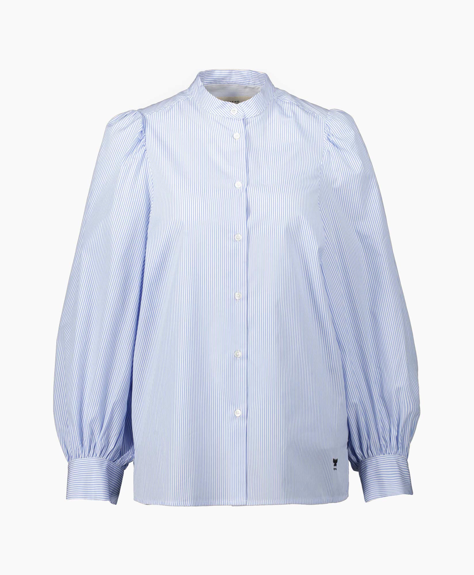 Maxmara Weekend Blouse Alpe Blauw dessin