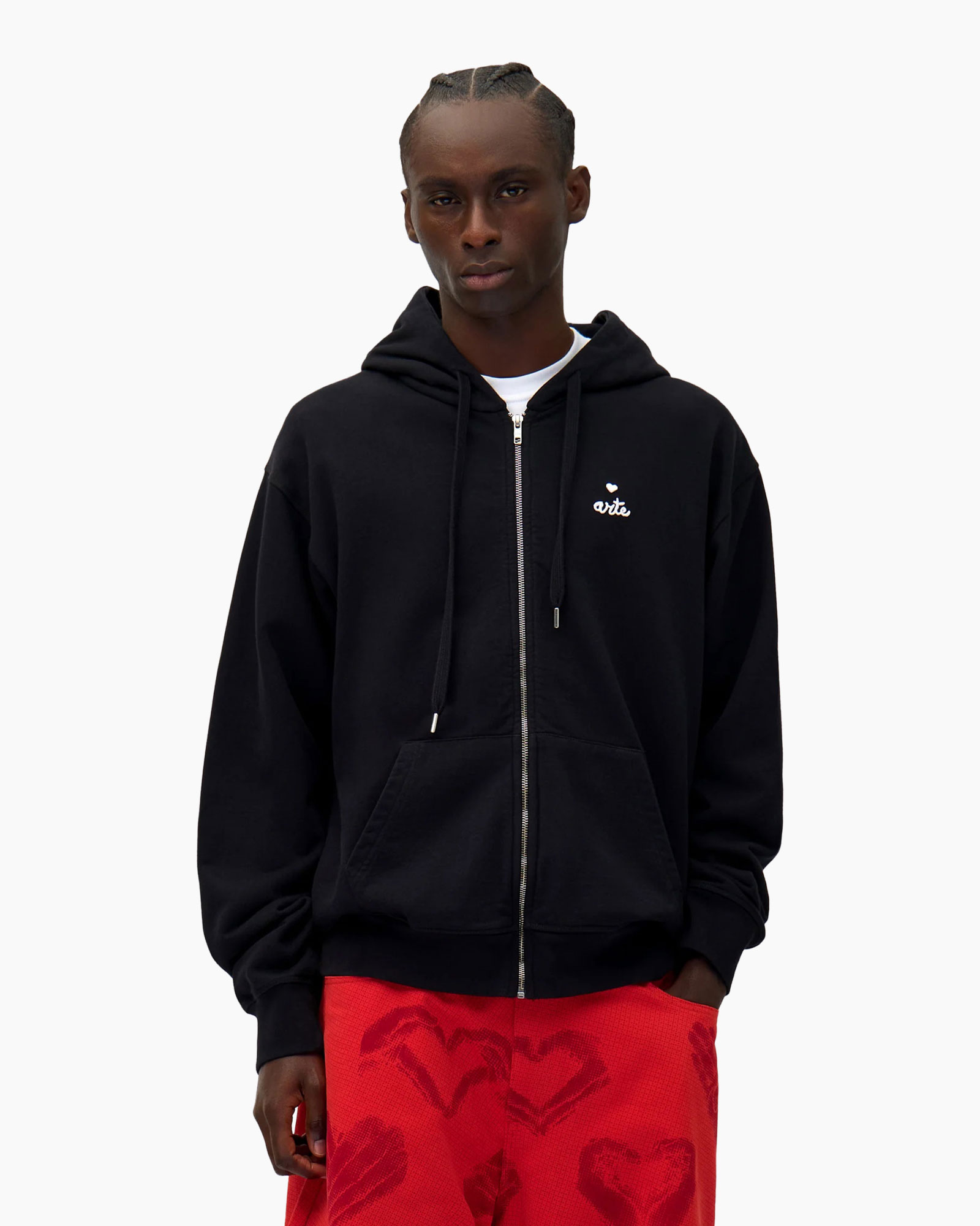 Hoodie Small Heart Logo Hoodie Zwart