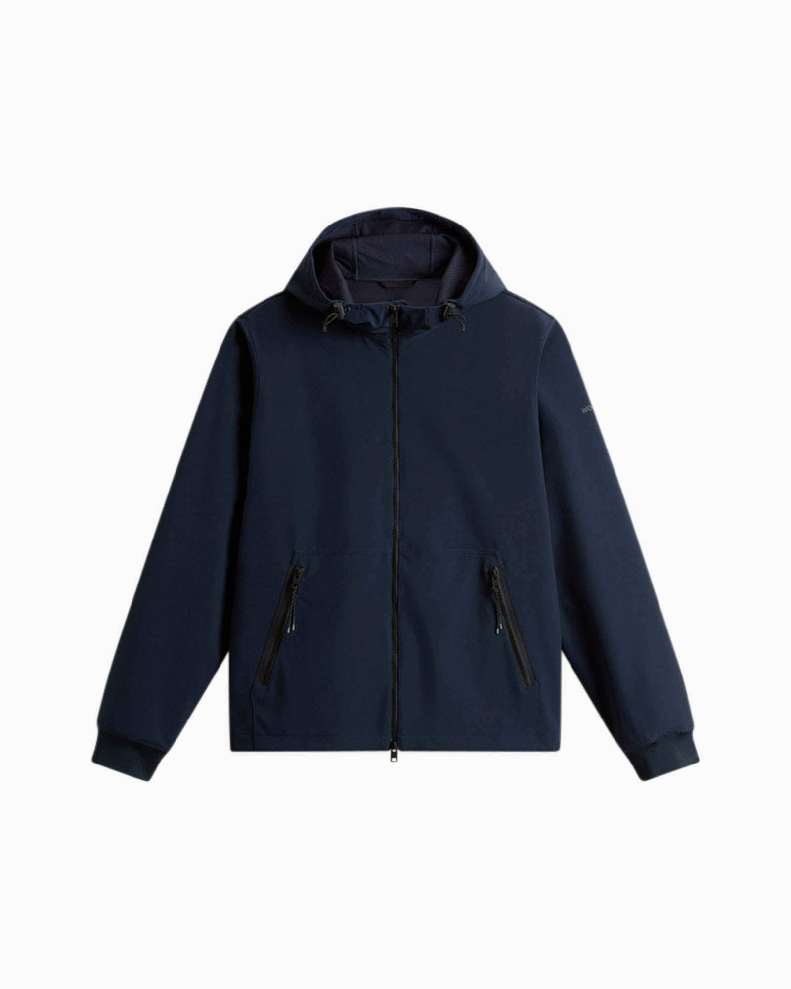 Softshell Jas Soft Shell Full Zip Hoodie Donker Blauw