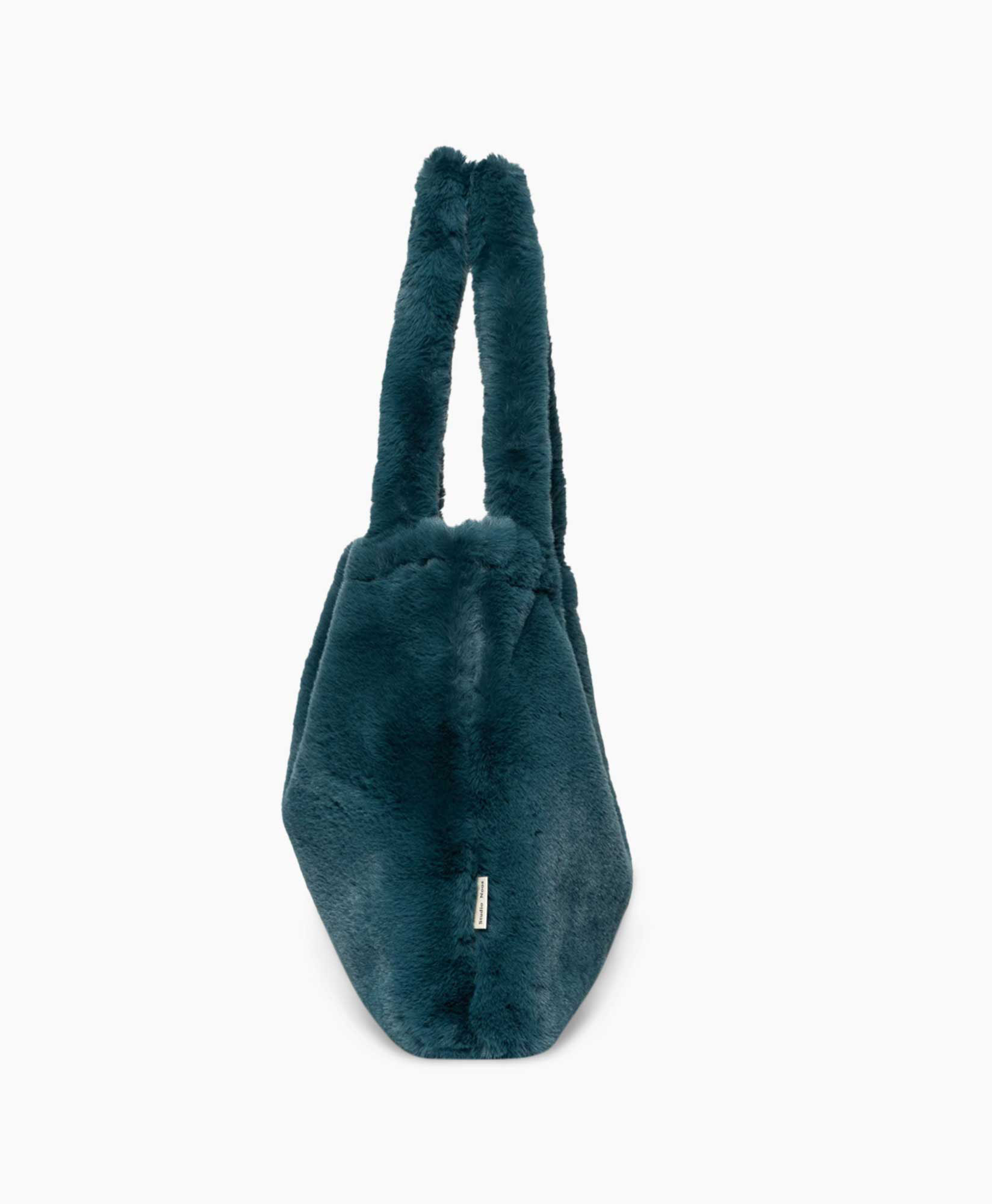 Studio Noos Shopper Faux Fur Mom Bag Blauw