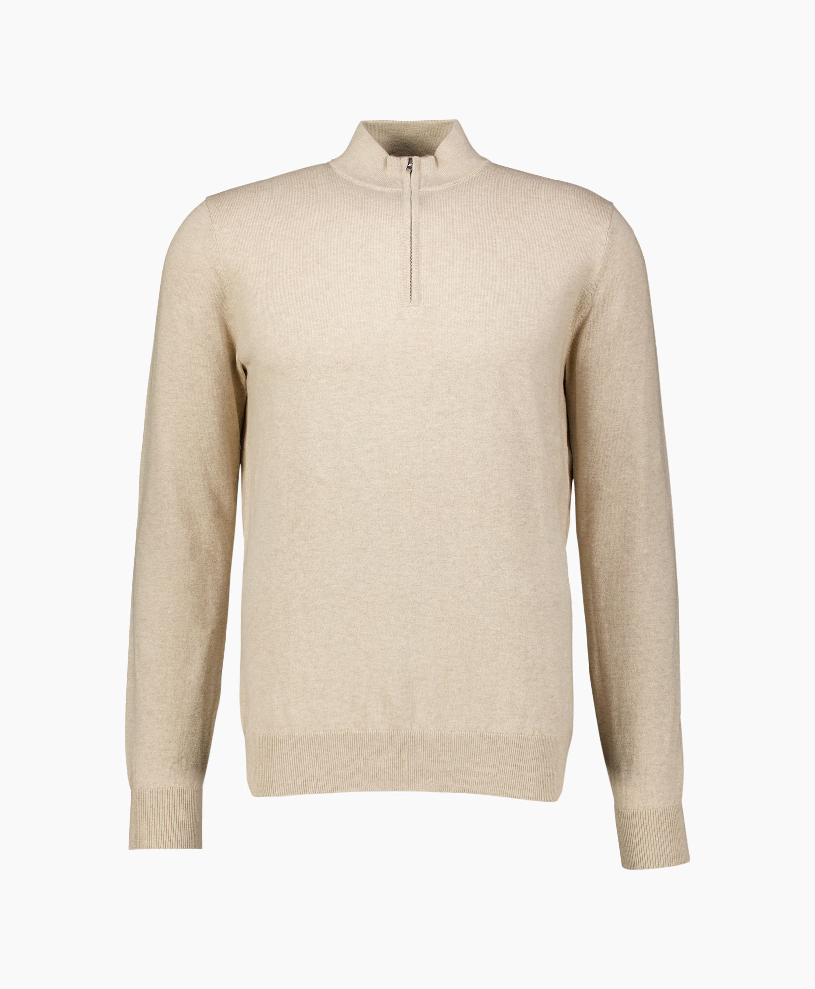 Sweater Half Zip Beige