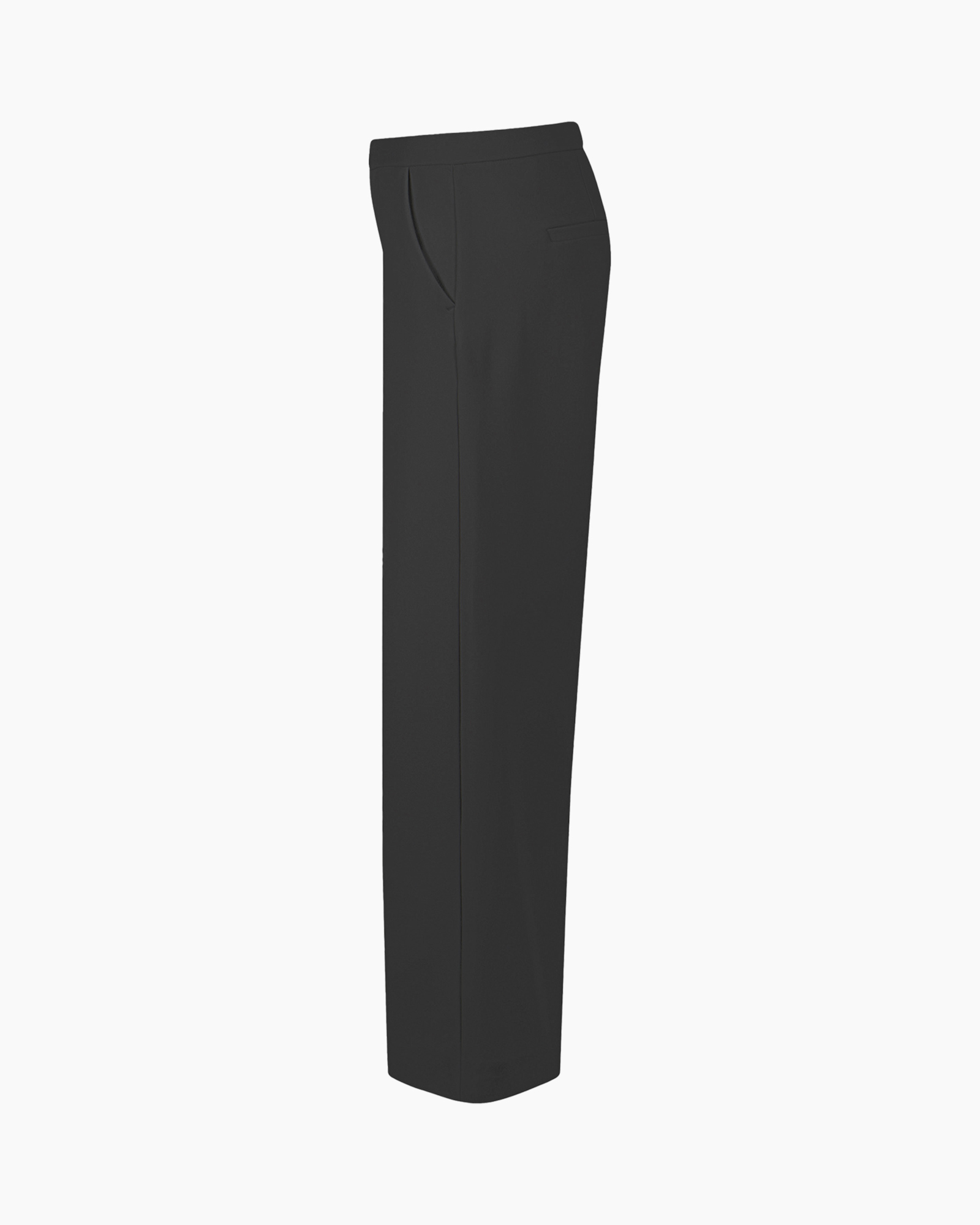 broeken, broek, zwarte, v-lijn, tailleband