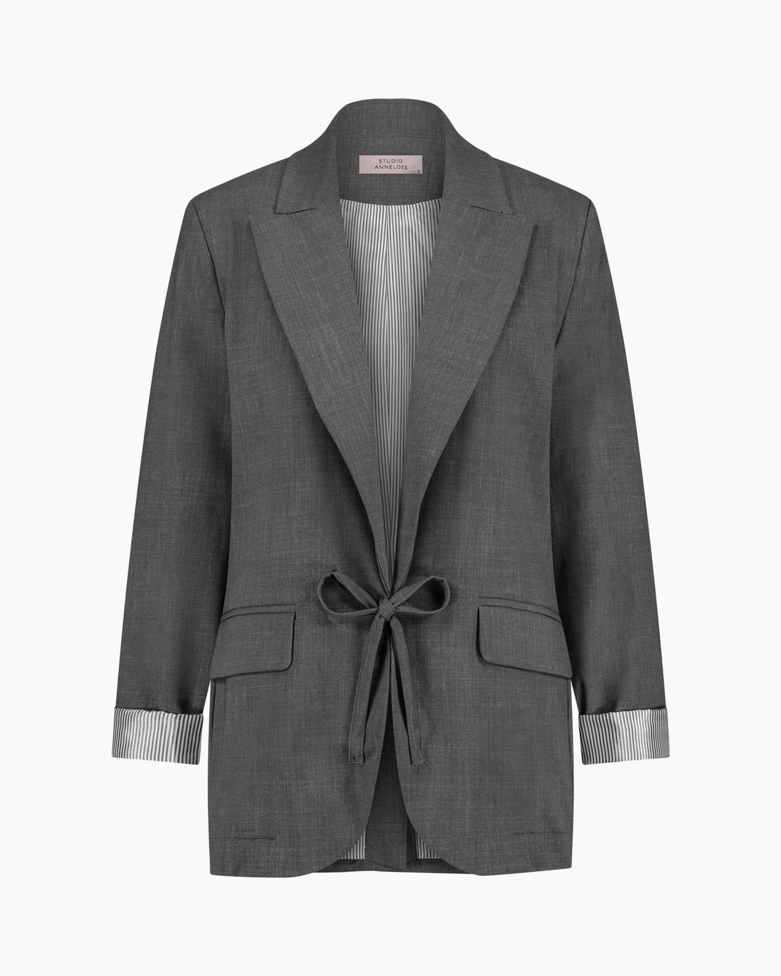 Blazer Jeni Grey Melee Blazer Grijs