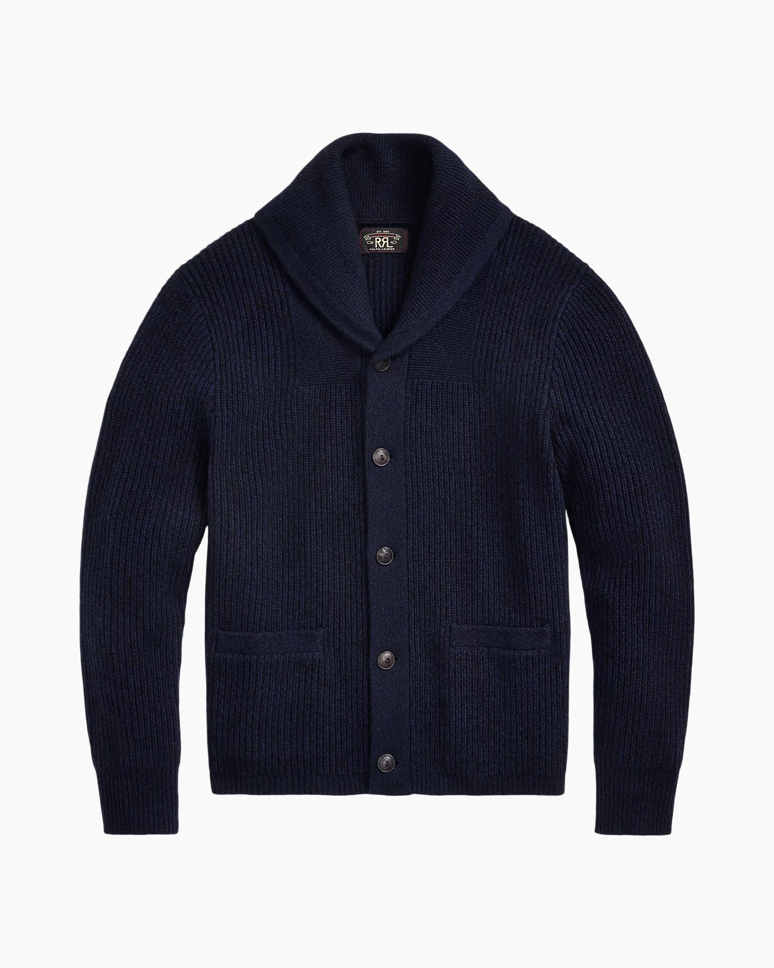 cardigan, breiptrui, blauw, knopen, zakken