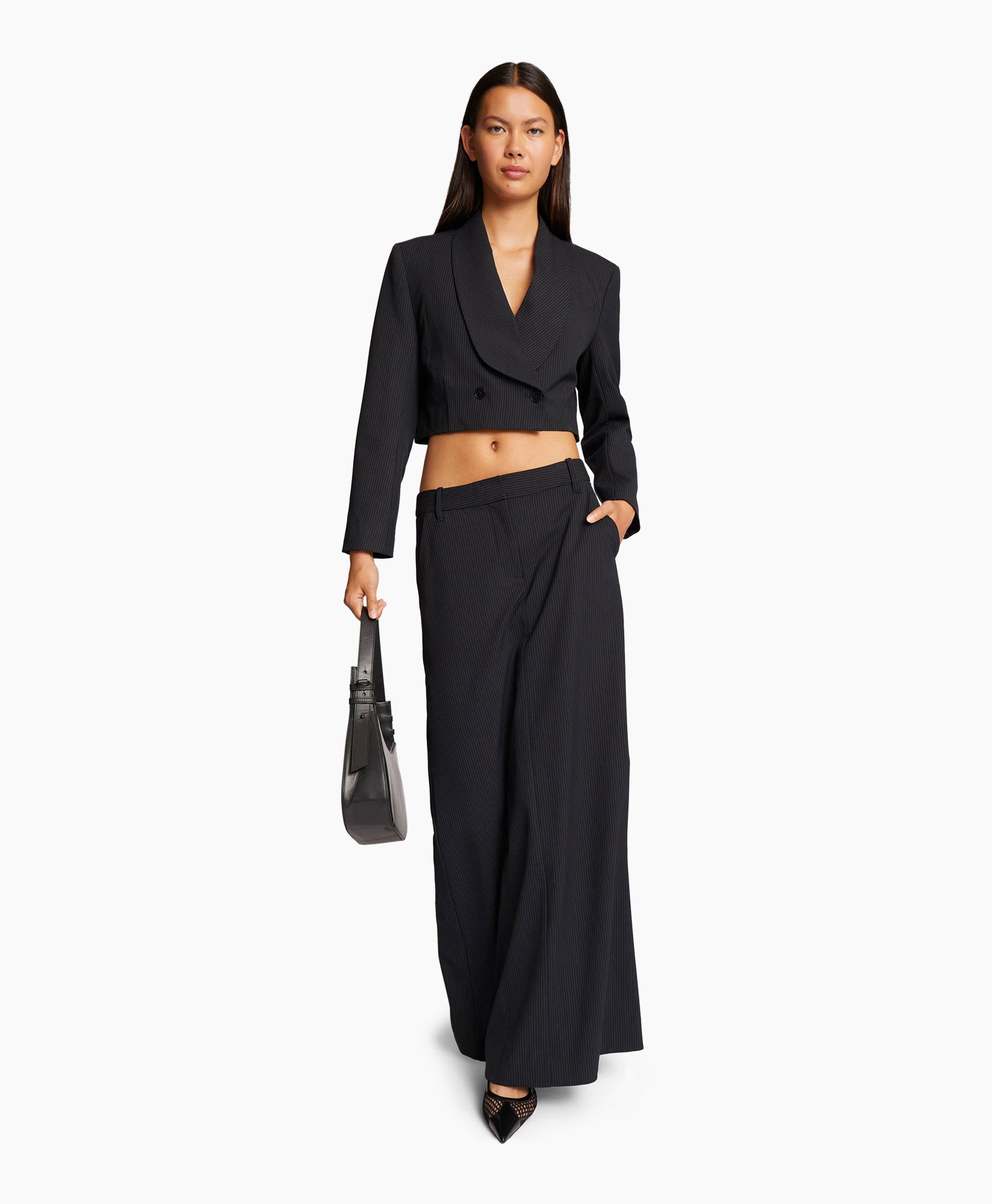 Midi Rok Suttle Zwart