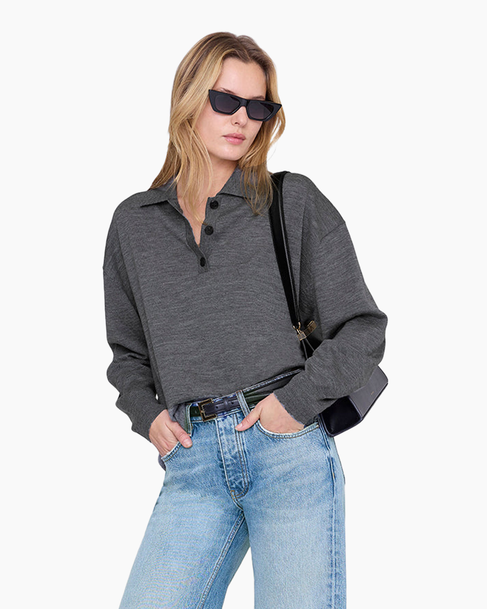 Jas, Lange mouwen, Vest, Trui