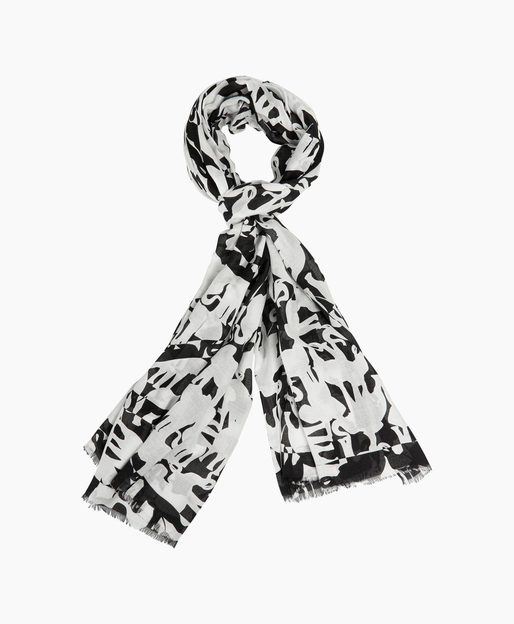 Marccain Collectie Shawl Wc B4.07 Z15 Print + 2 Kleurig