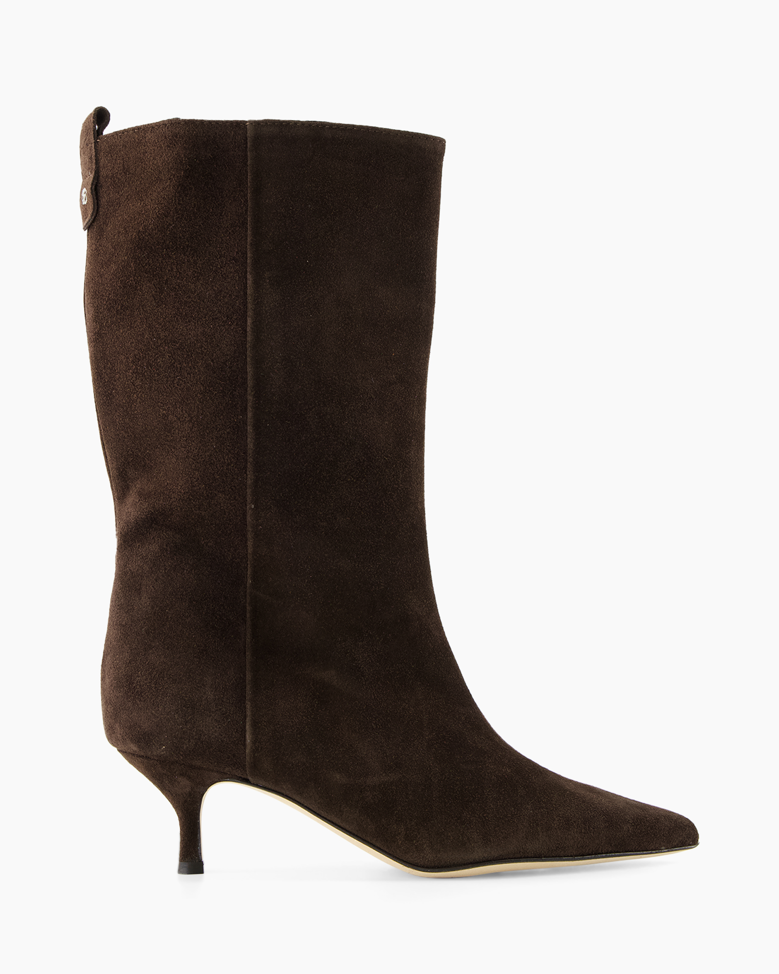 laarzen, enkellaarzen, kniehoge laars, suede, bruin