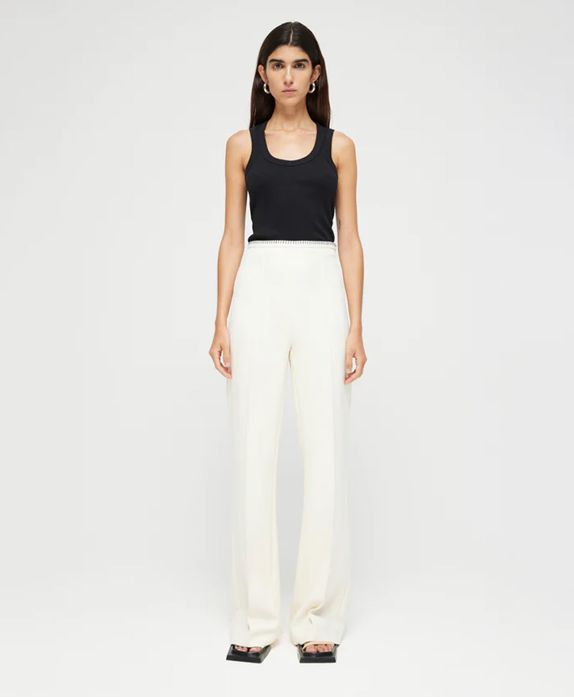 Róhe Broek 406-30-051 Off White