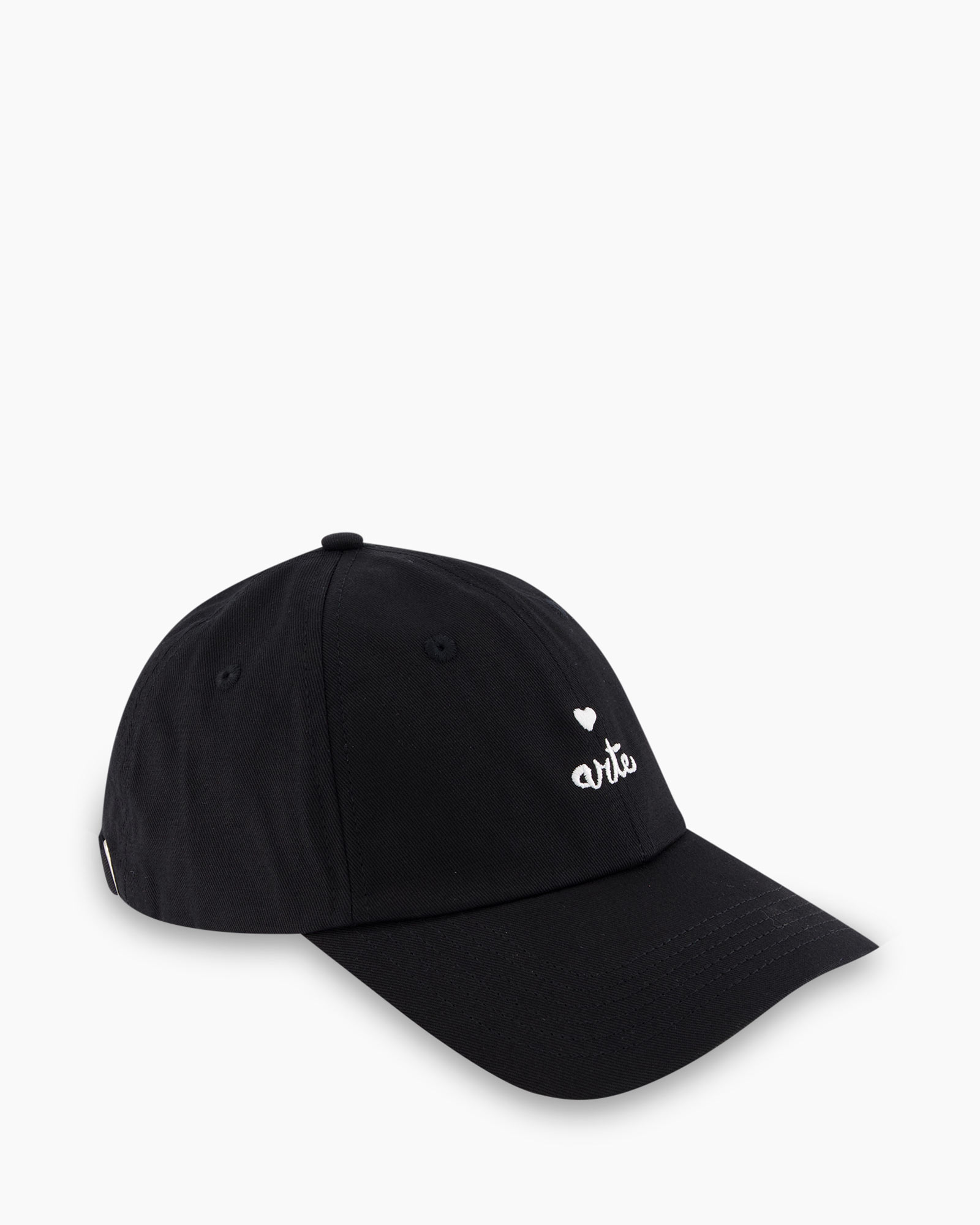 Pet Logo Heart Cap Zwart
