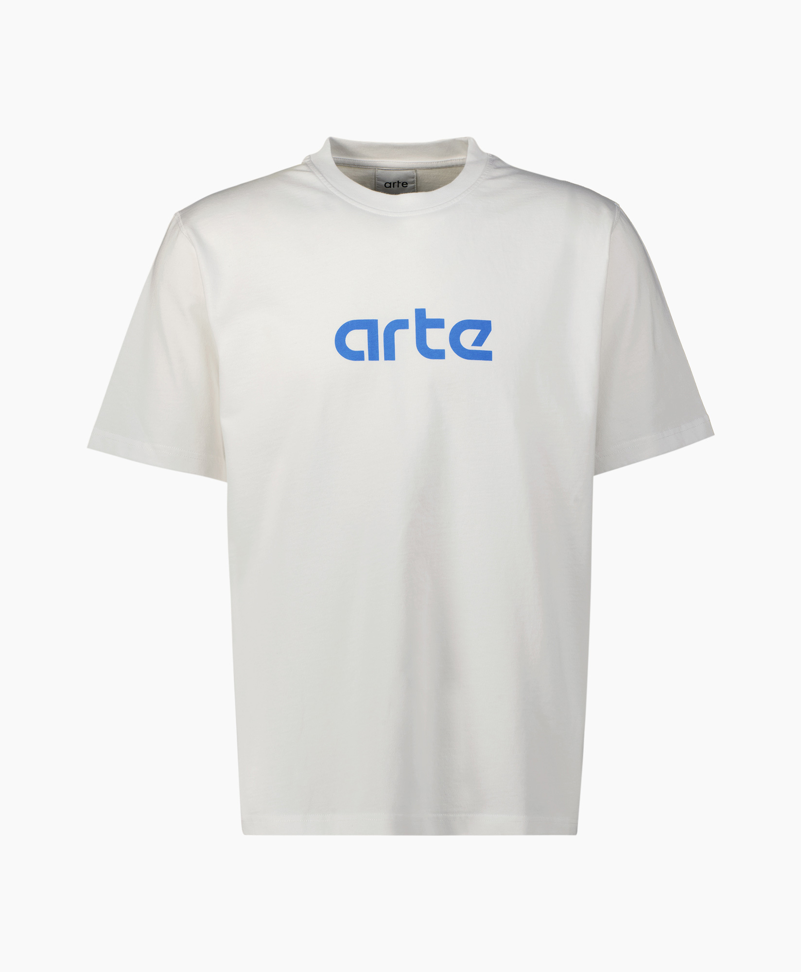 T-shirt Korte Mouw Front Arte Chest Wit