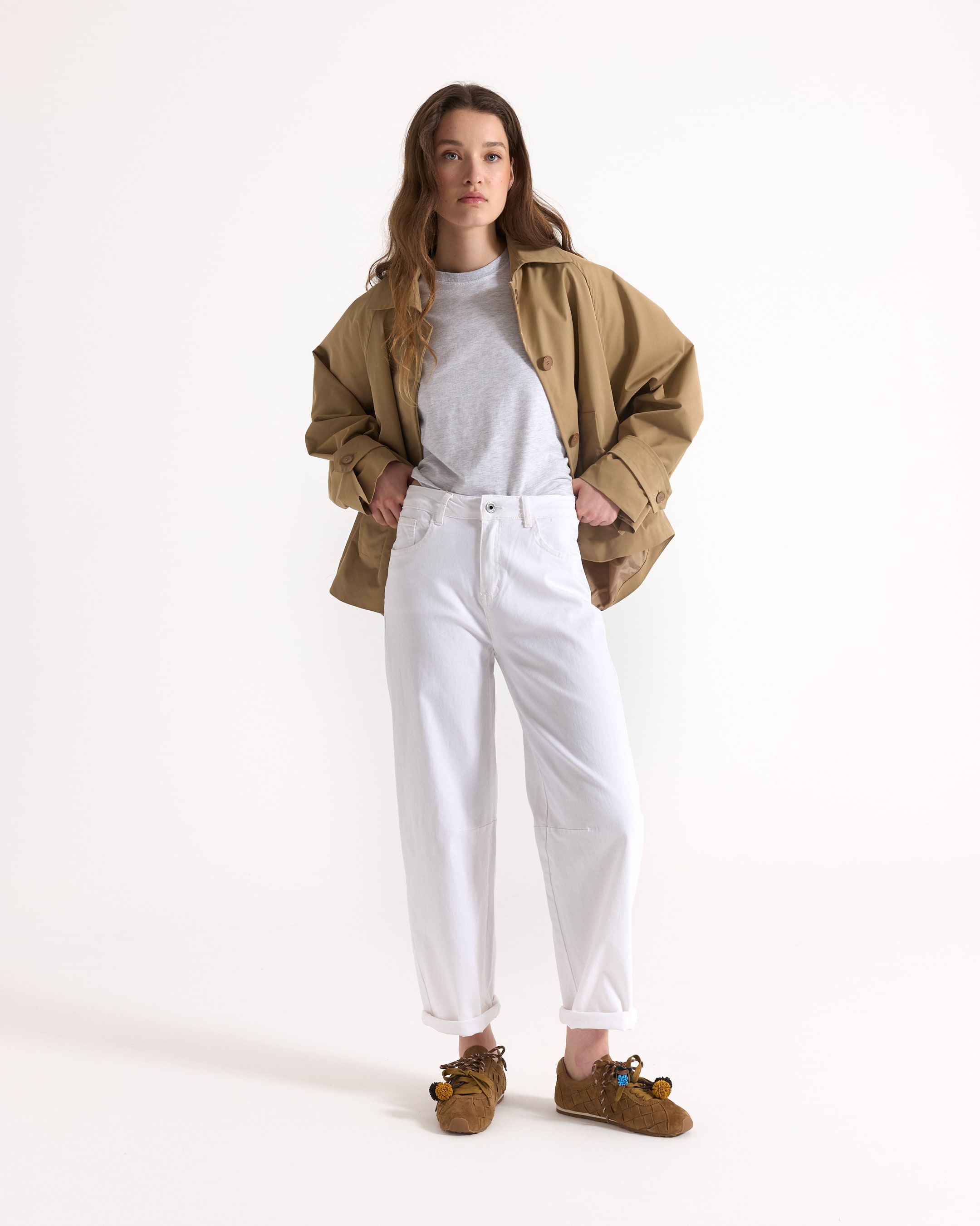 coat, trousers, jeans, t-shirt, boots, jacket, khaki, oversized, outerwear, casual