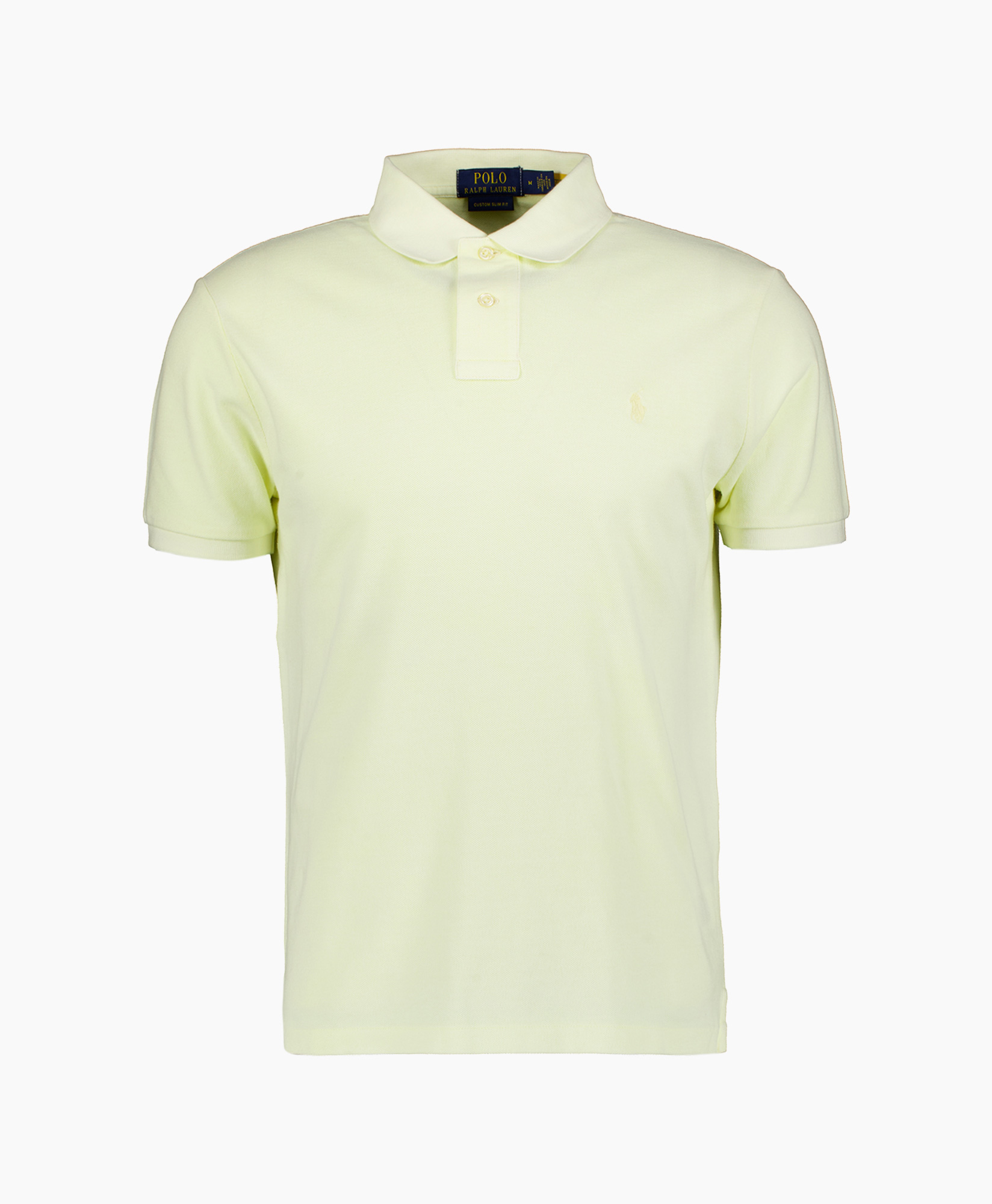 Polo Mesh Washed Geel